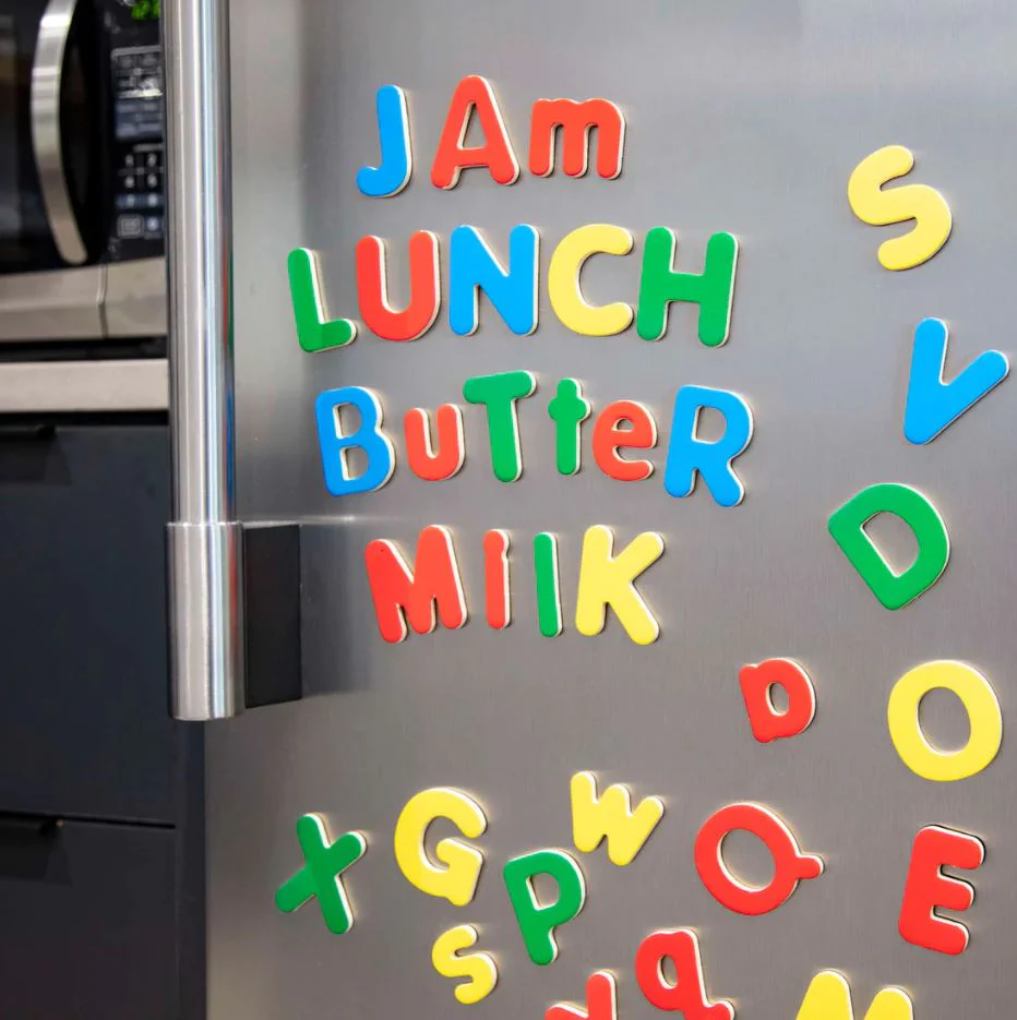 Melissa & Doug Magnetic Wooden Alphabet - Image 3