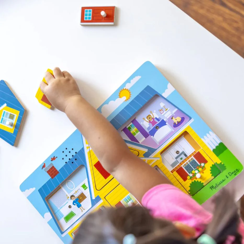 Melissa & Doug See & Hear Sound Puzzle - Around The House - Image 3