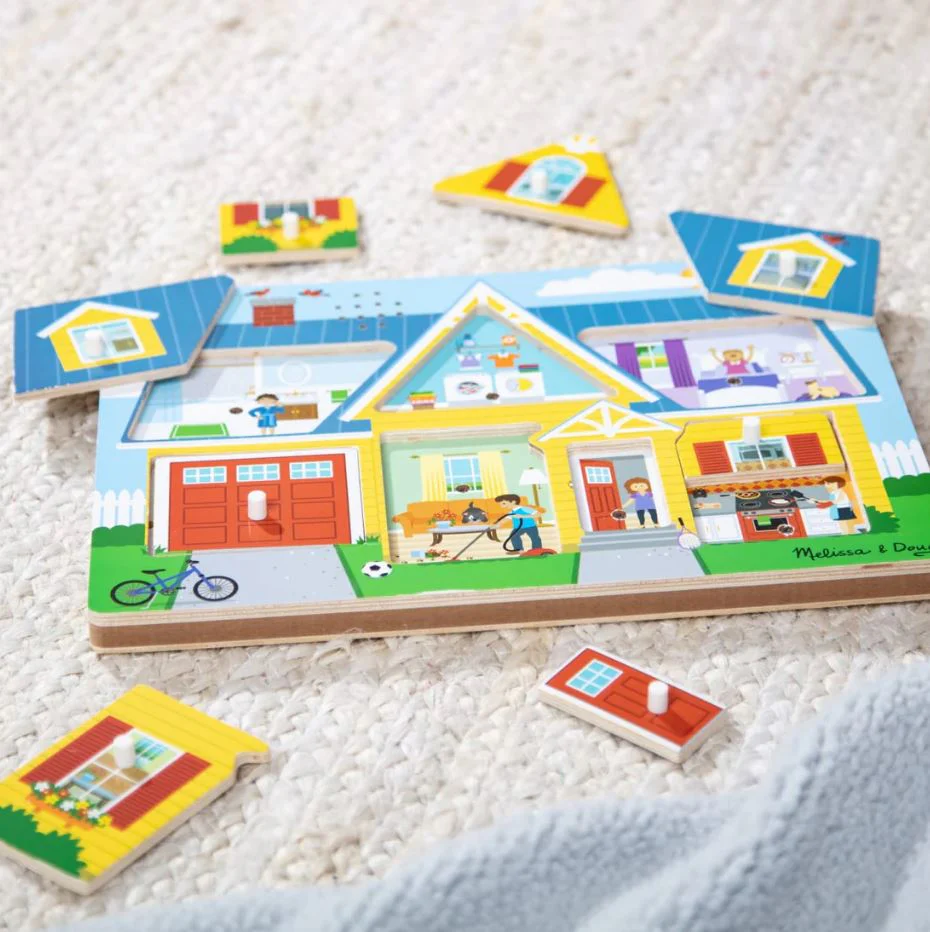 Melissa & Doug See & Hear Sound Puzzle - Around The House - Image 4