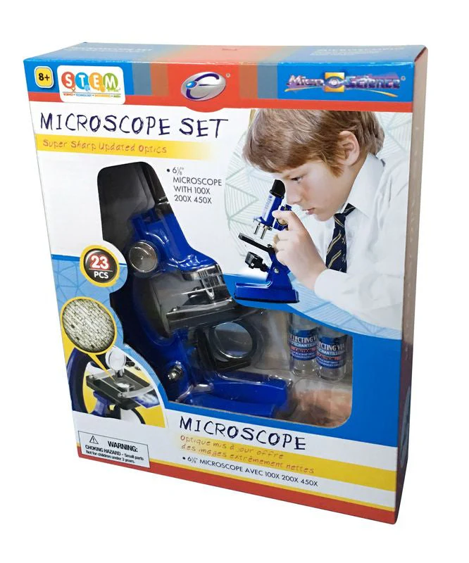 Micro-Science 100/200/450X Microscope Set - Image 2