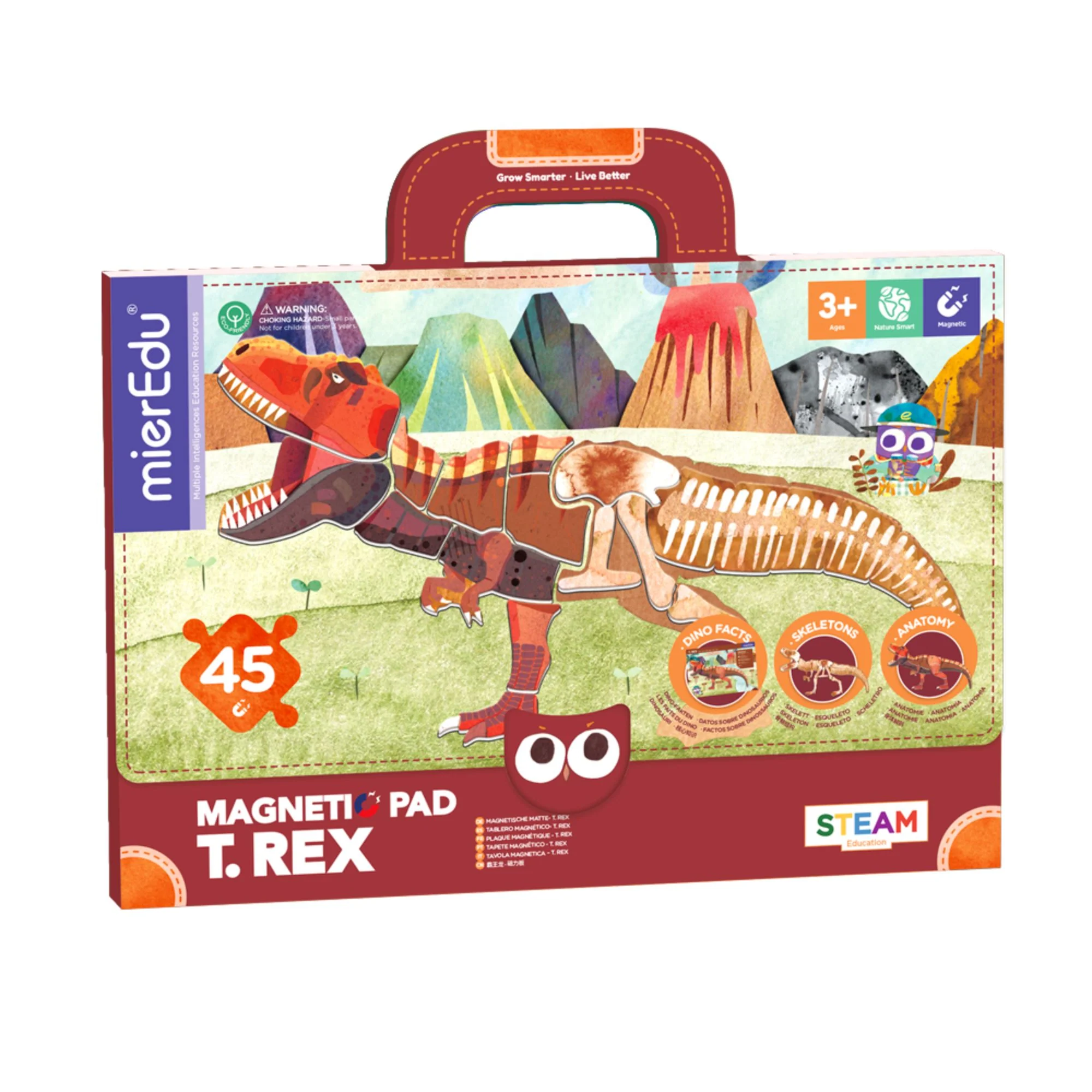 mierEdu Magnetic Pad - Tyrannosaurus