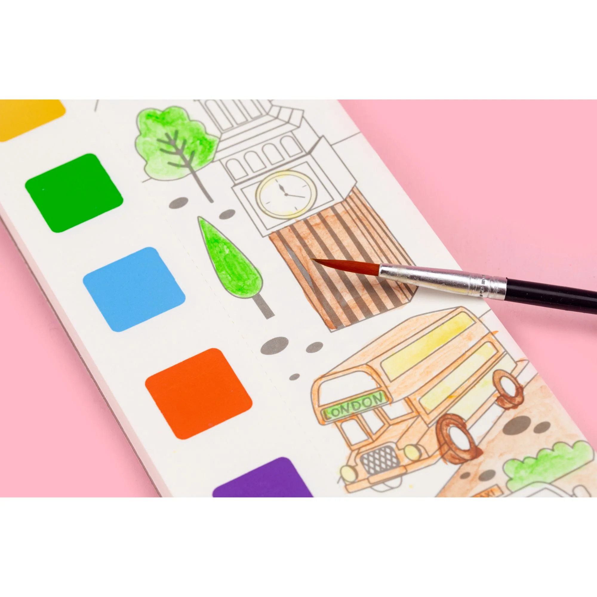 mierEdu Pocket Watercolour Painting Book - Around The World - Image 5