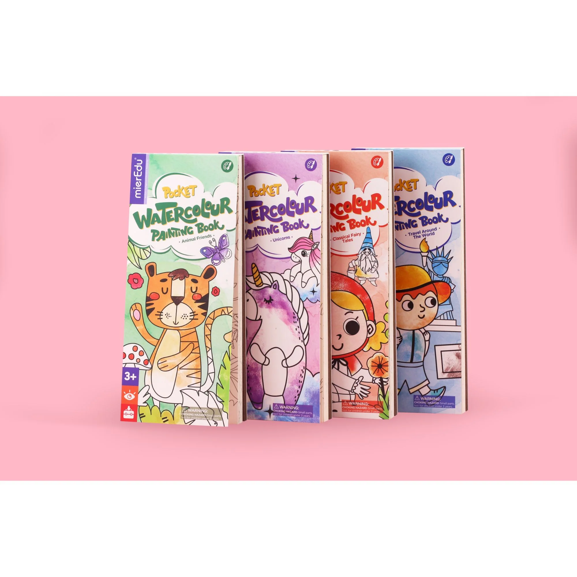 mierEdu Pocket Watercolour Painting Book - Around The World - Image 6
