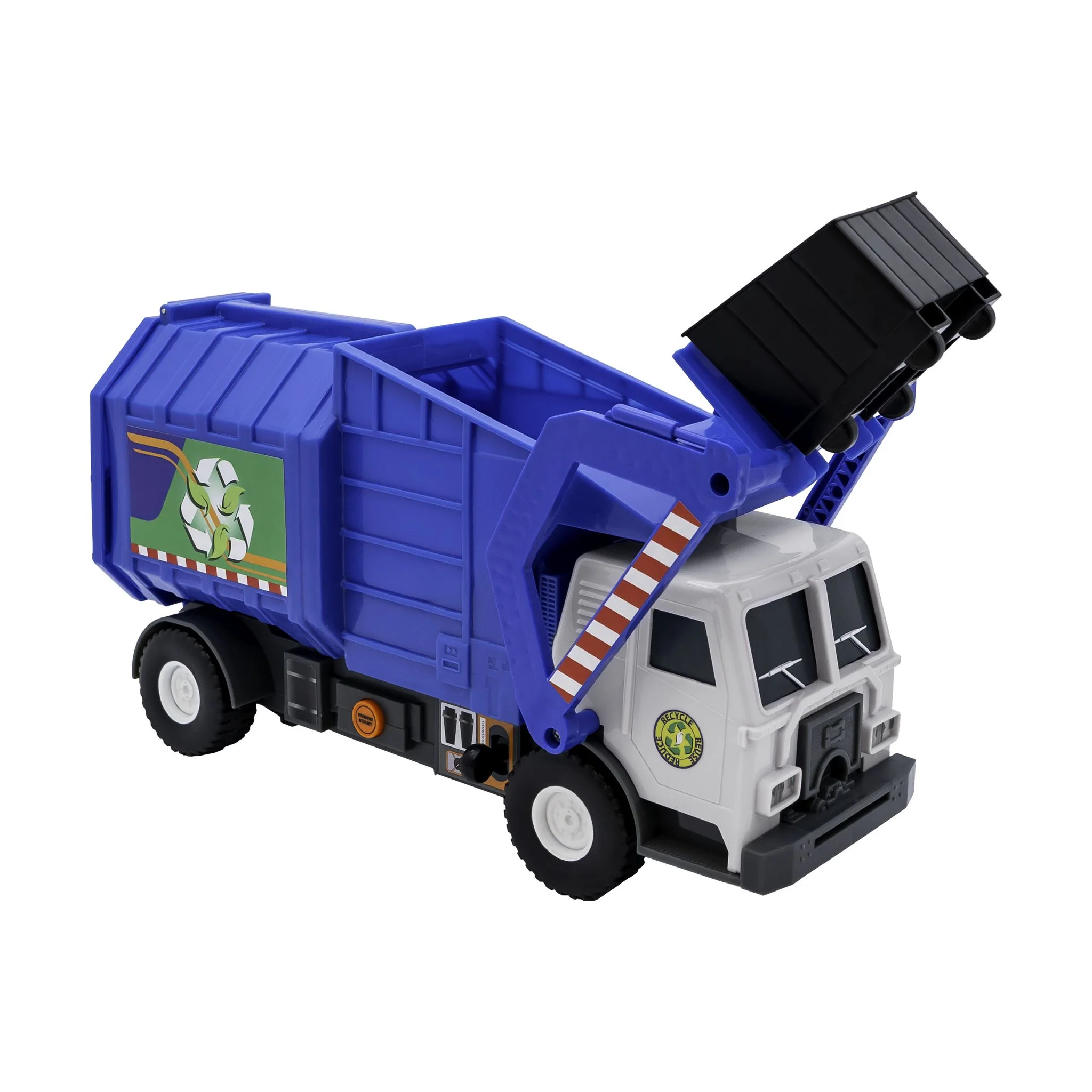 Mighty Fleet Action Drive 16 Inch Garbage Truck - Image 2