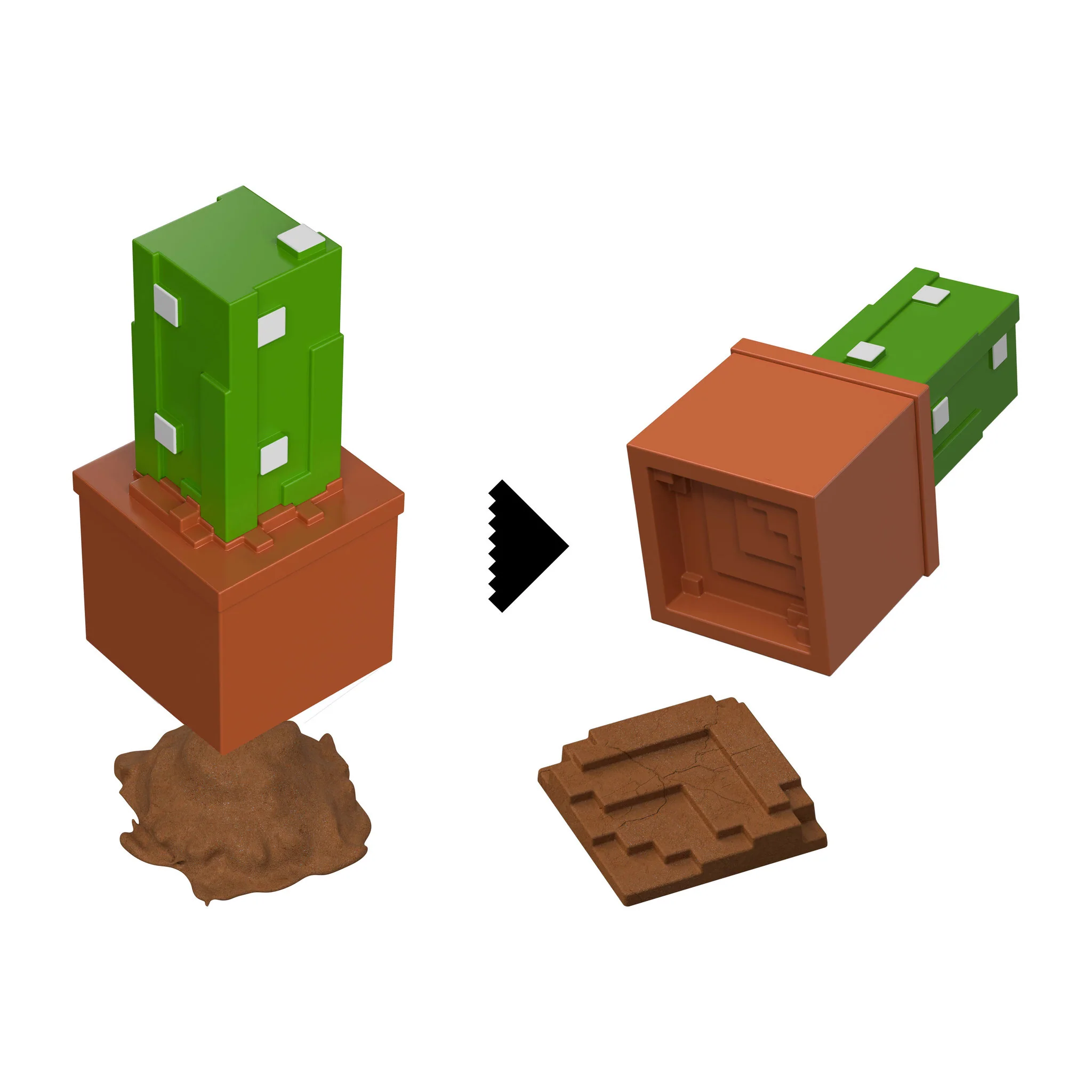 Minecraft Mini Mode Bloom Blocks Capsule Prickly Steve - Image 3