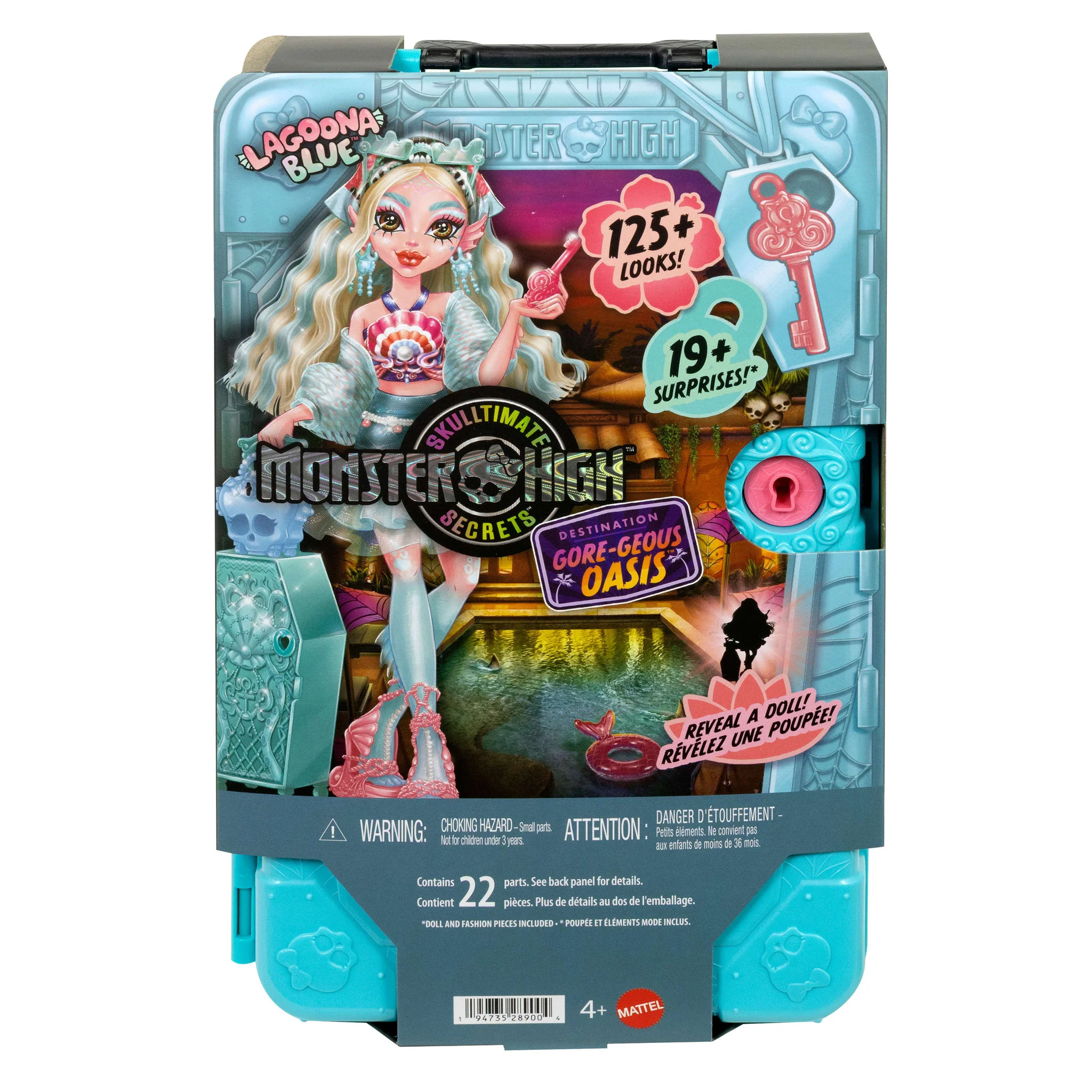 Monster High Skulltimate Secrets Gore-geous Oasis Series 7 Lagoona Blue