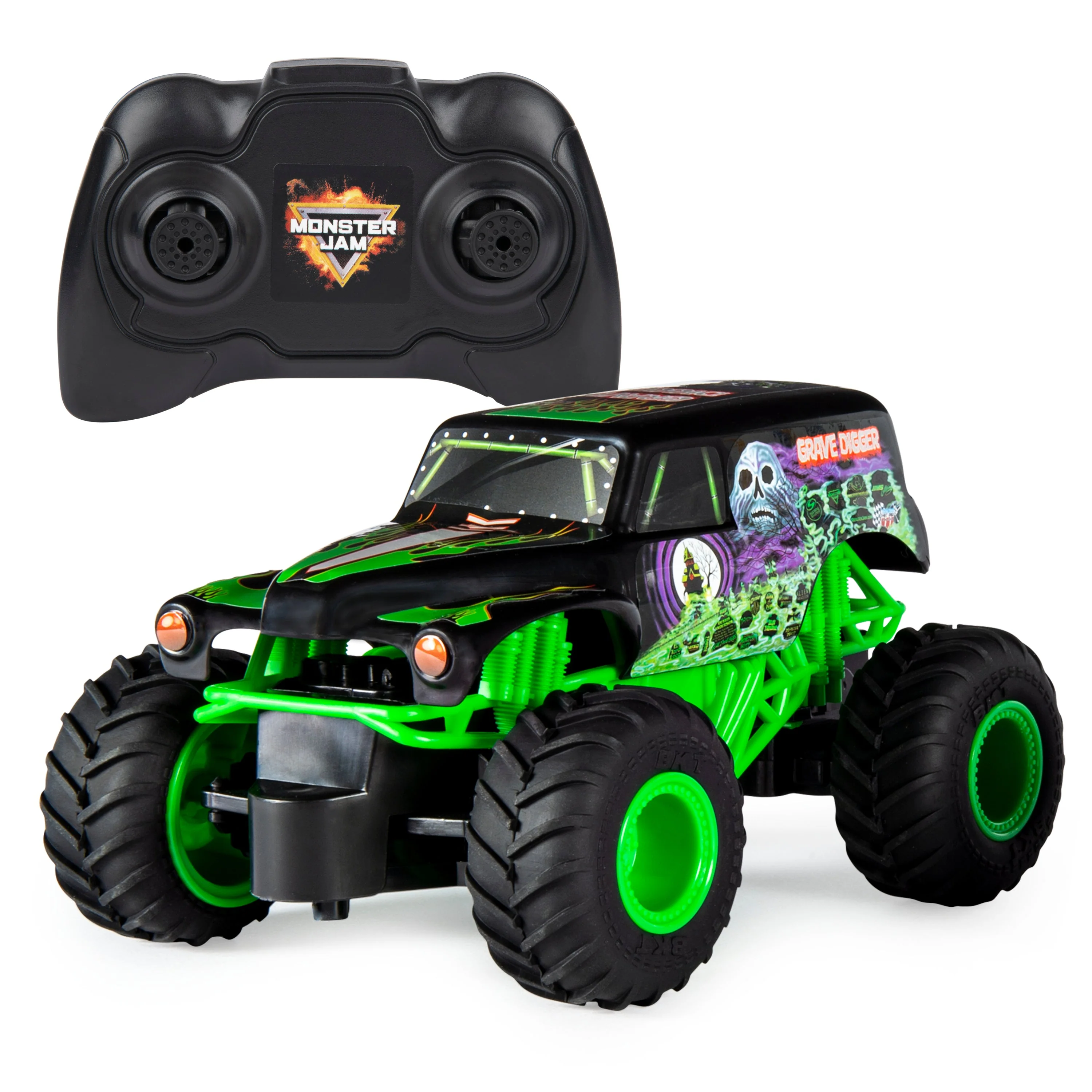 Monster Jam 1:24 RC Monster Truck Grave Digger - Image 2