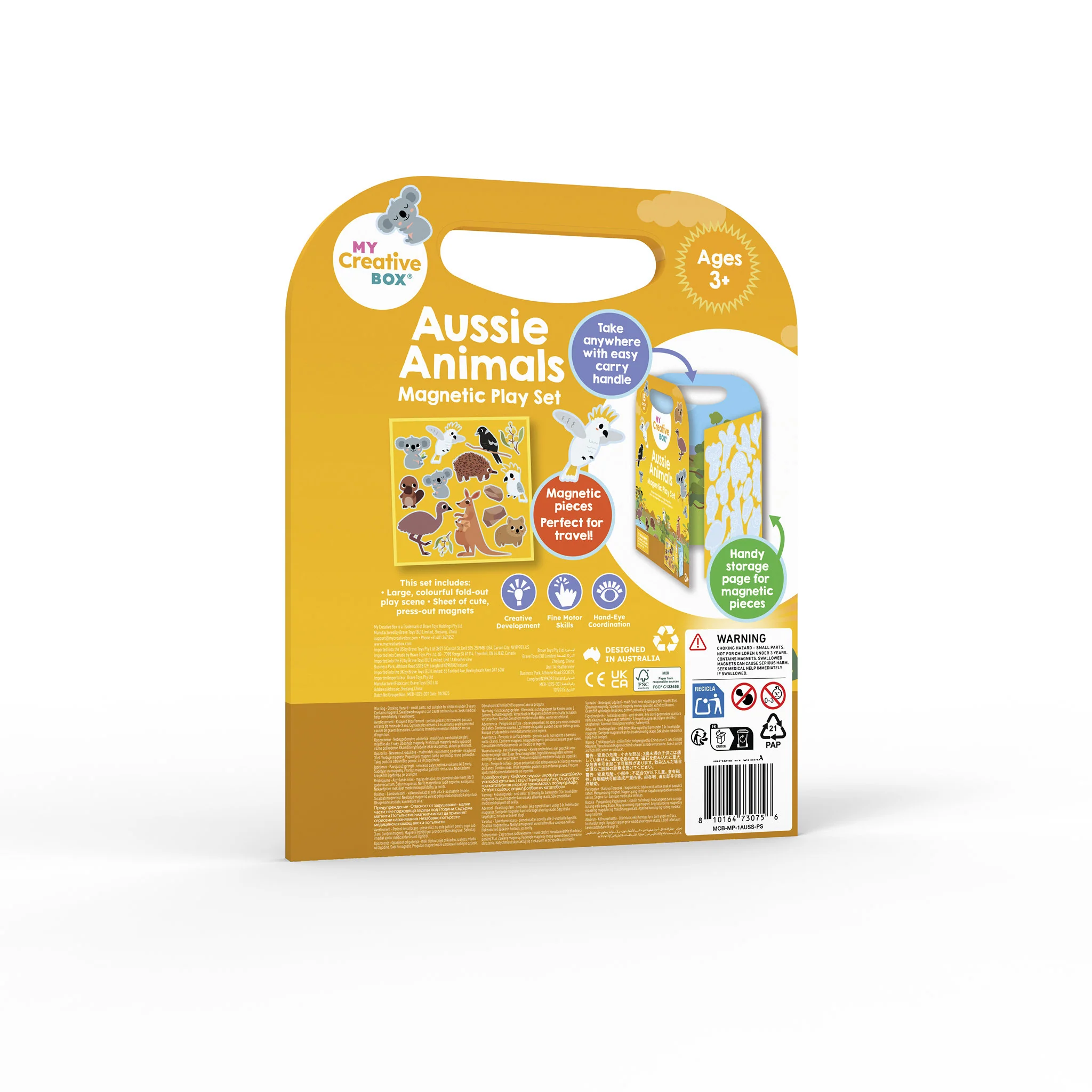 My Creative Box Magnetic Playset - Aussie Animals - Image 3
