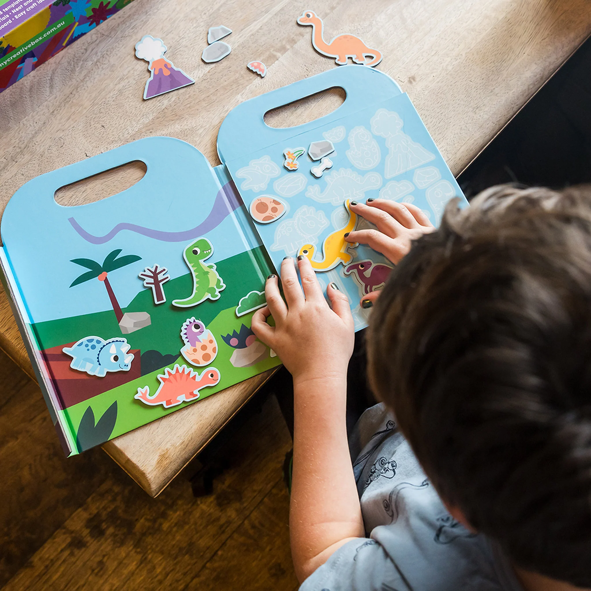My Creative Box Magnetic Playset - Dinosaur - Image 2