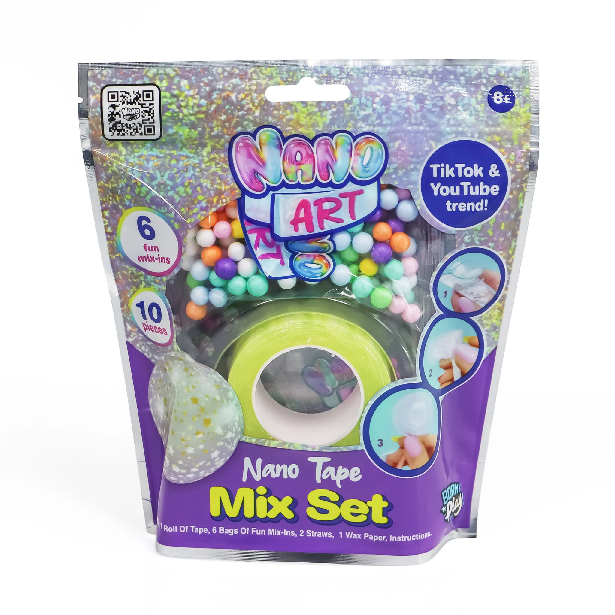 Nano Art Tape Mix Set Assorted Styles - Image 2