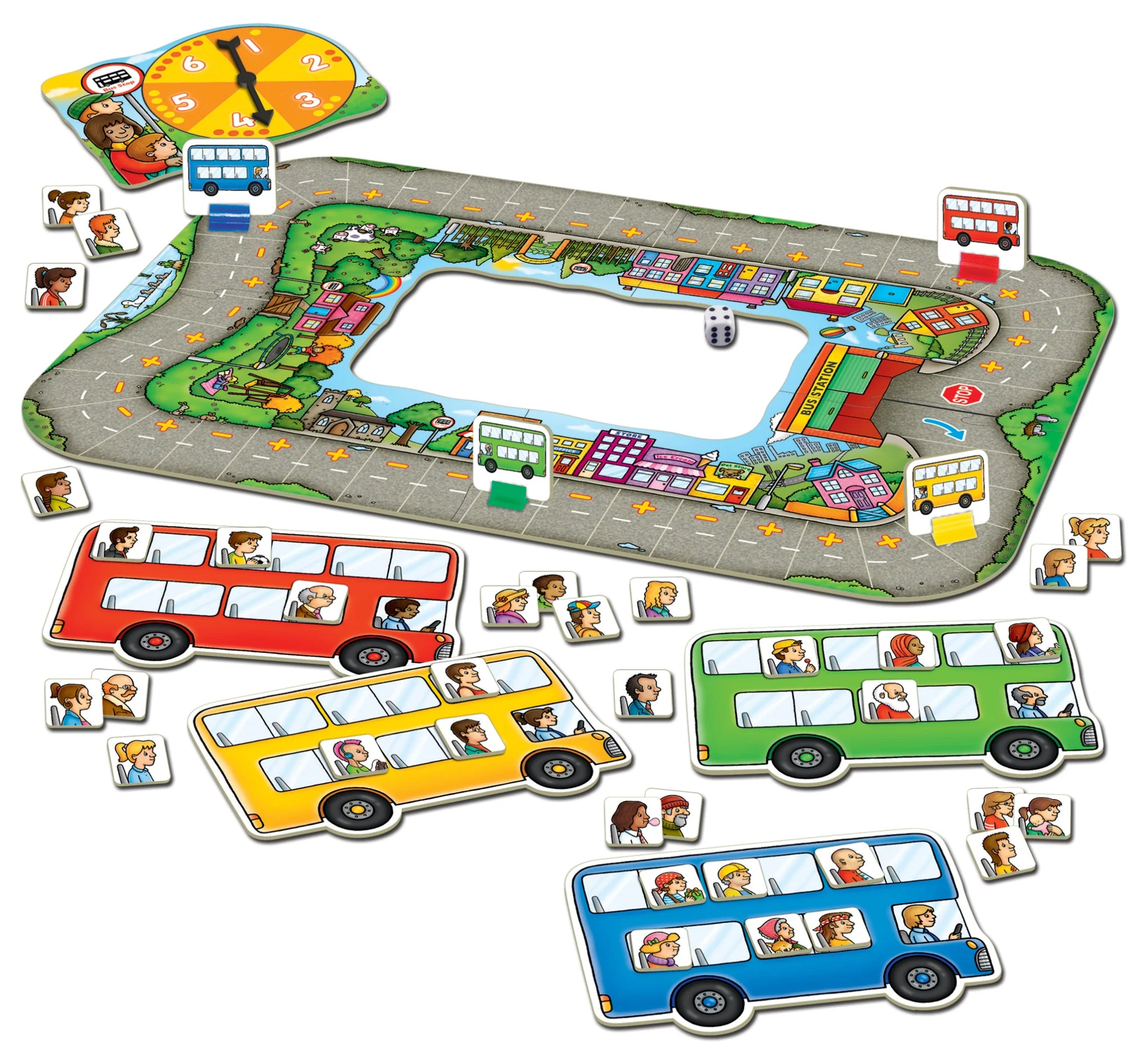 Orchard Toys Bus Stop Game - Image 2