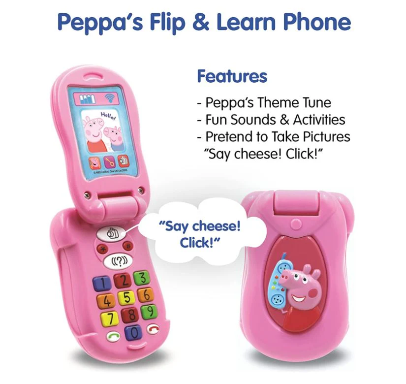 Peppa Pig Peppa's Flip & Learn Phone - Image 3