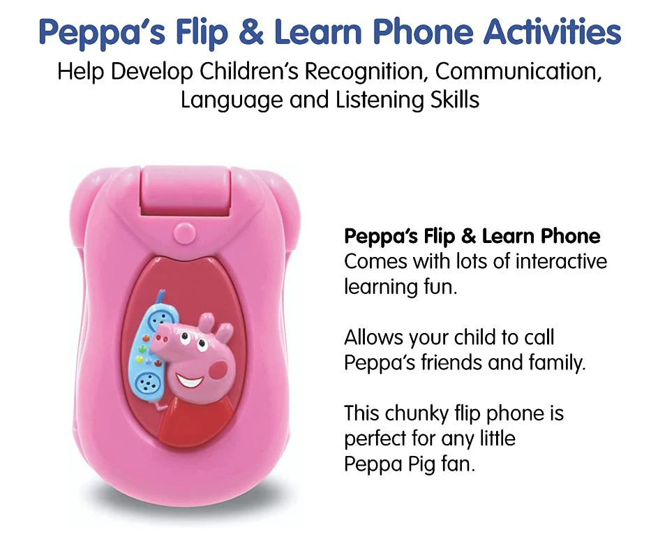 Peppa Pig Peppa's Flip & Learn Phone - Image 4