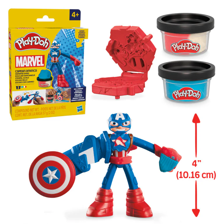 Play-Doh Captain America Stamping Shield - Image 3
