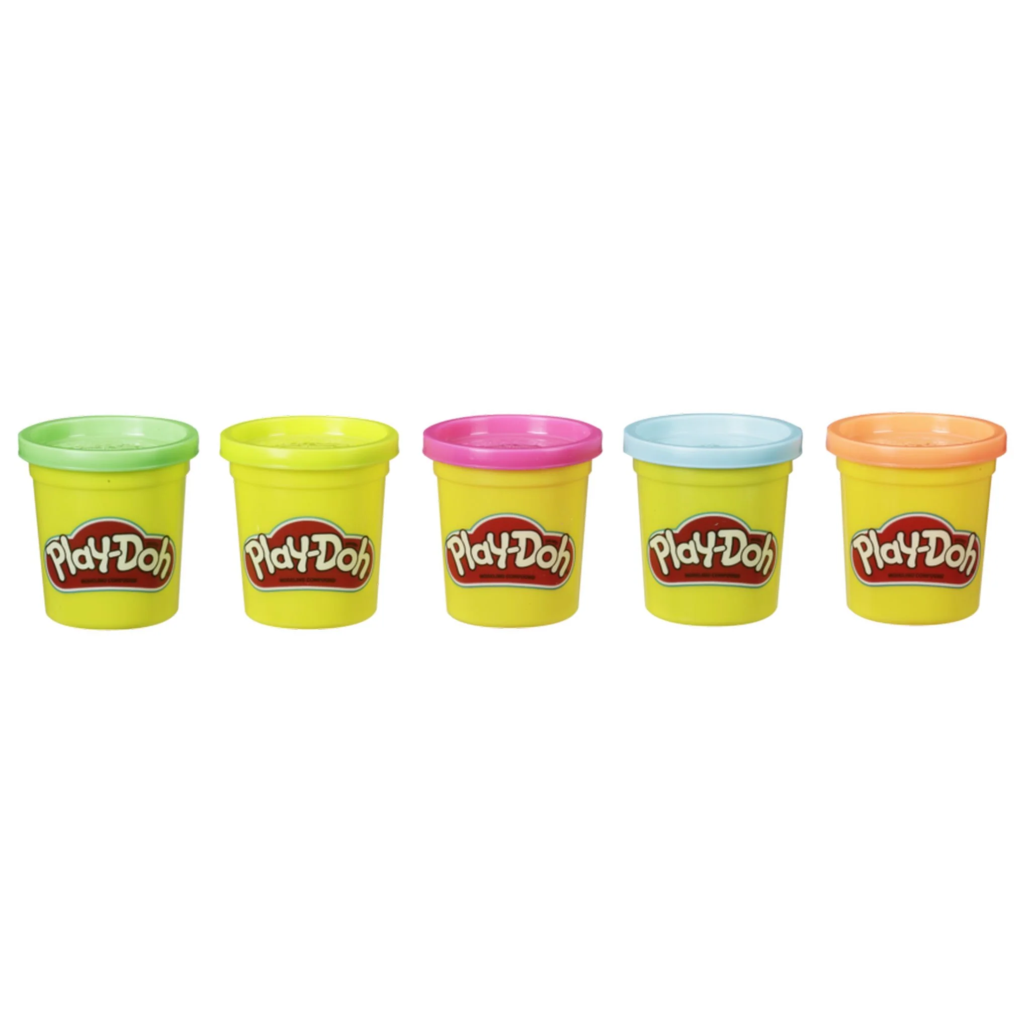 Play-Doh Neon Colours 5 Pack - Image 2