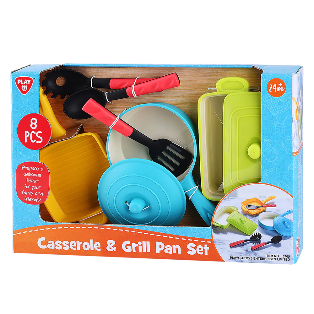Playgo Toys Casserole & Grill Pan Set