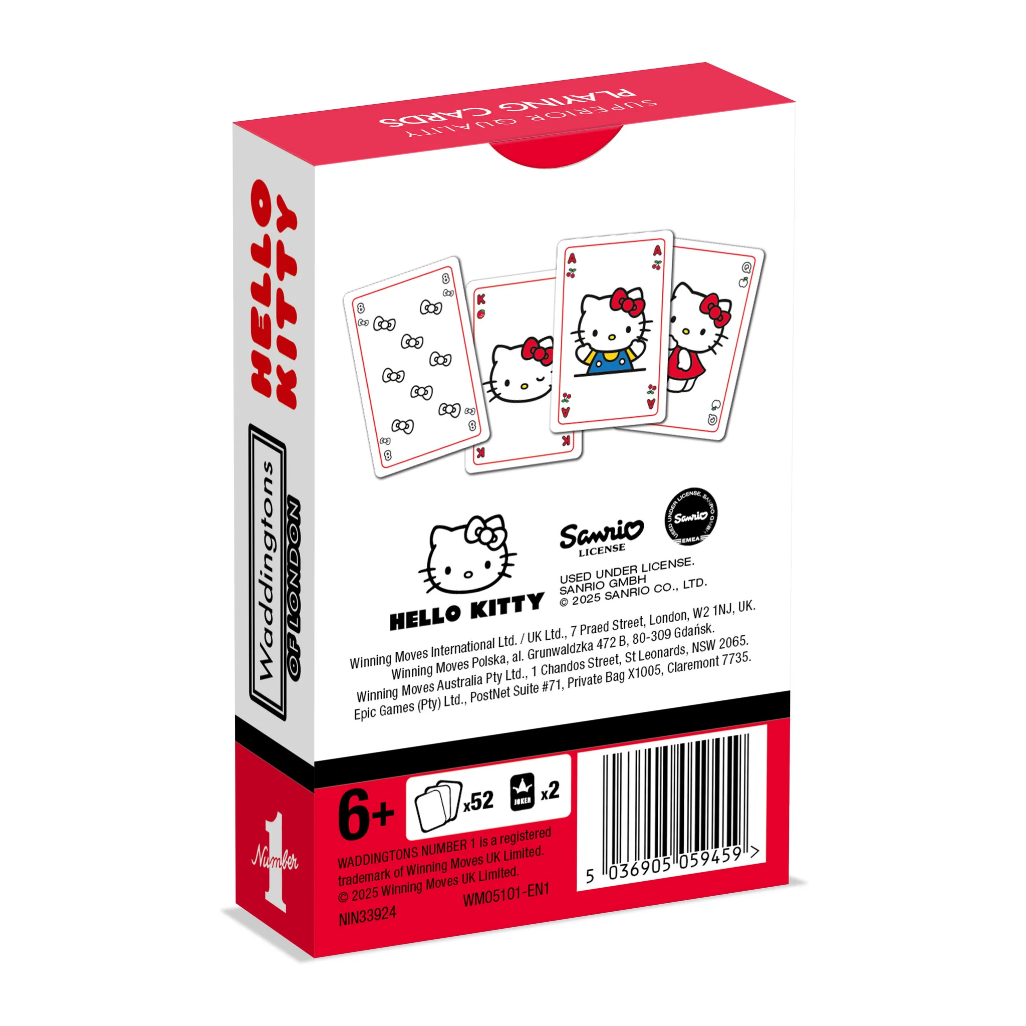 Waddingtons Playing Cards - Hello Kitty - Image 8