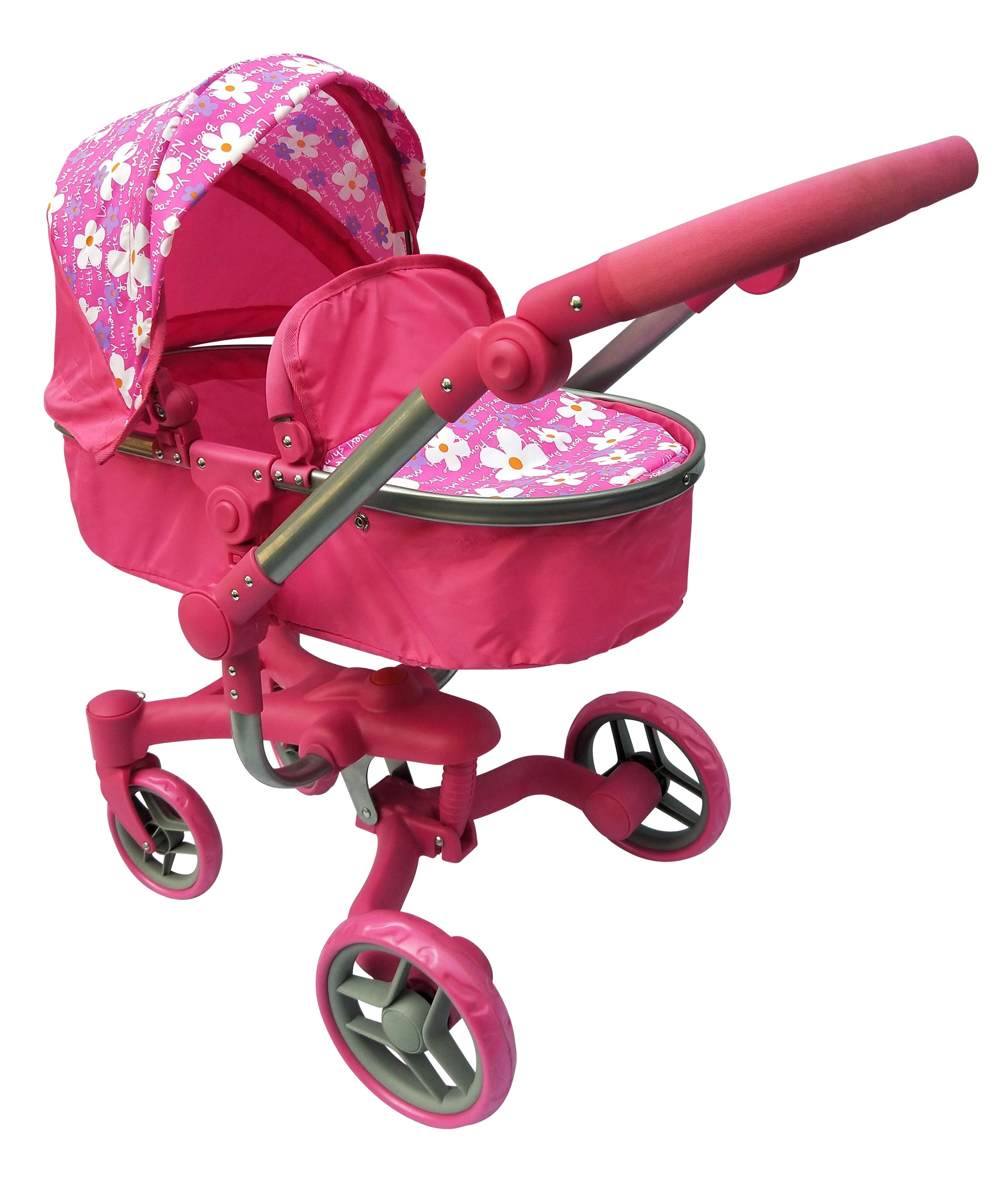 Playworld 2-In-1 Dolls Deluxe Pram - Image 3