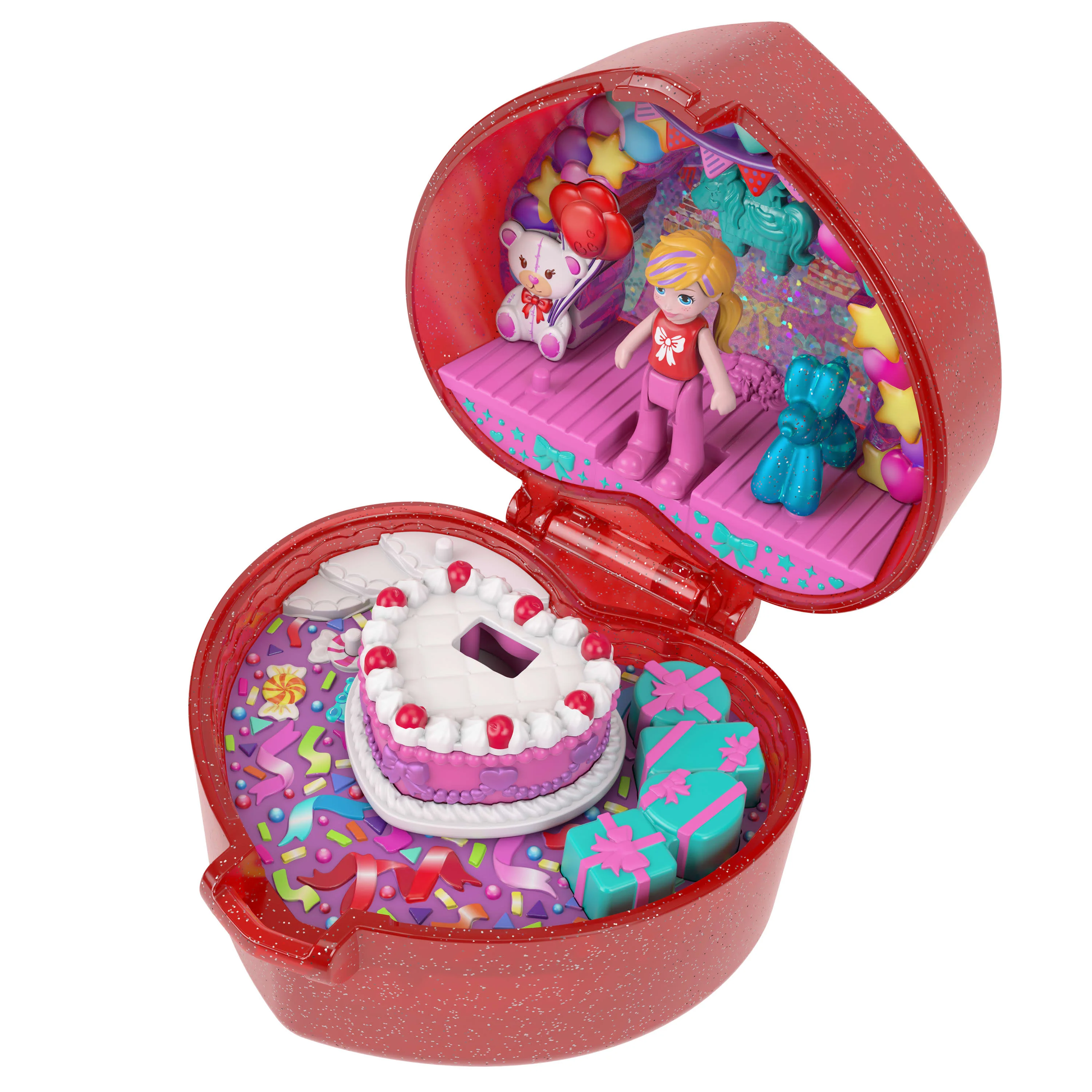 Polly Pocket Mattel 80th Anniversary Ring Box Compact - Image 4