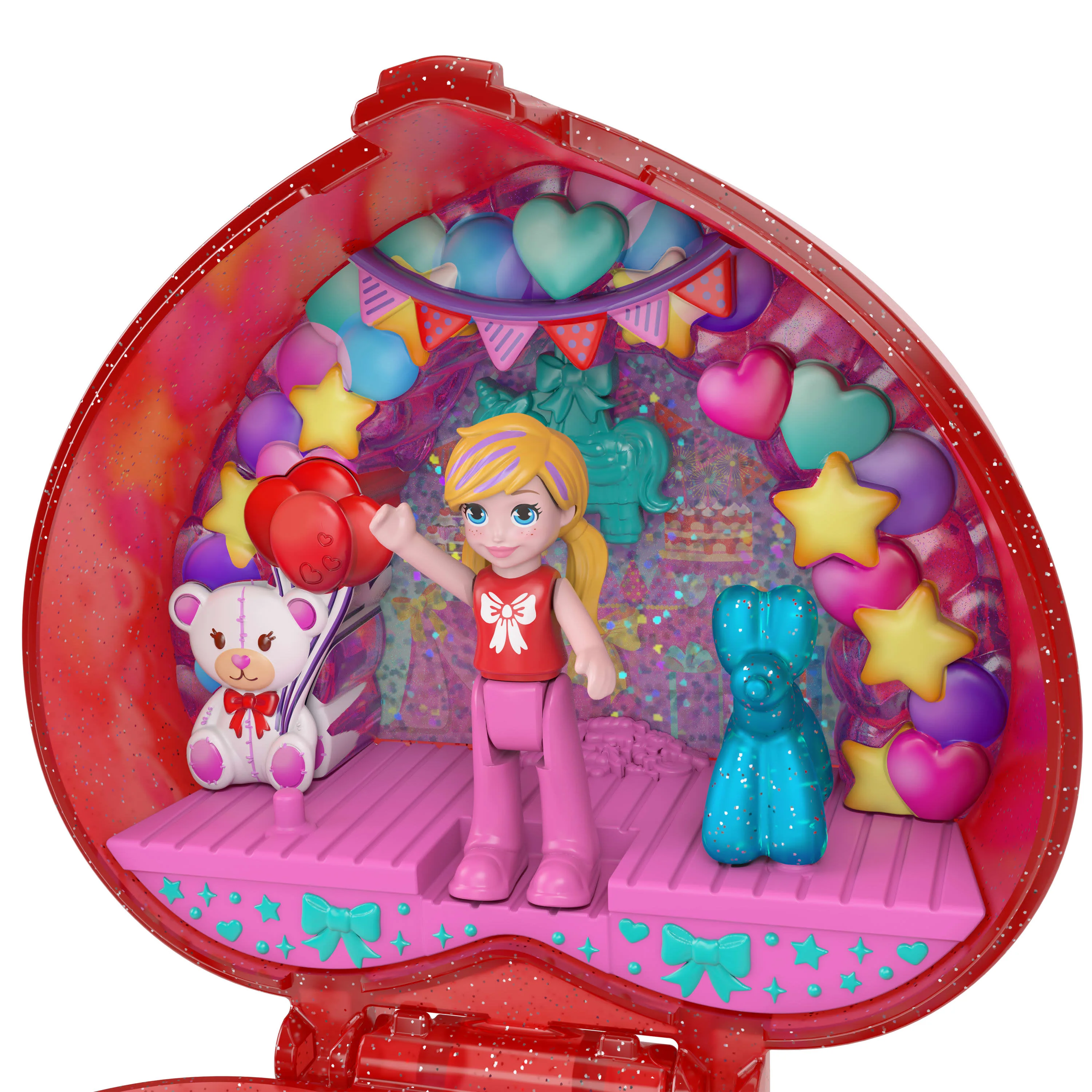 Polly Pocket Mattel 80th Anniversary Ring Box Compact - Image 5