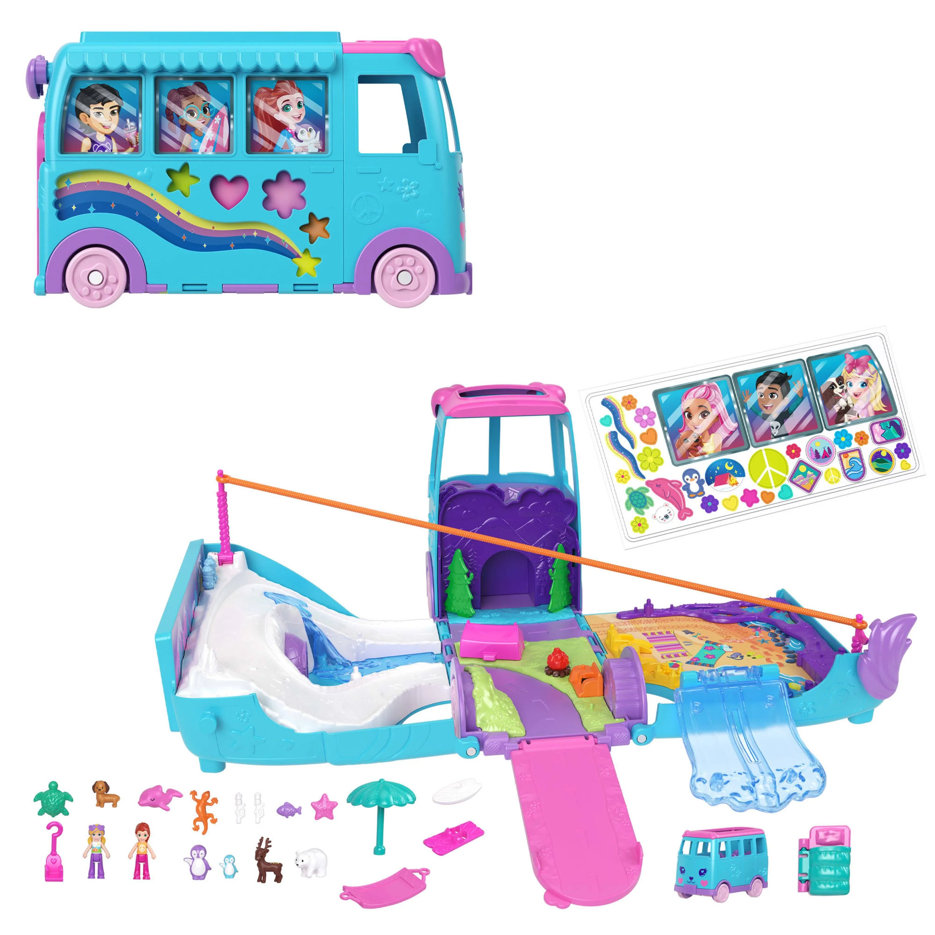 Polly Pocket Pet Mobile Adventure Playset - Image 2