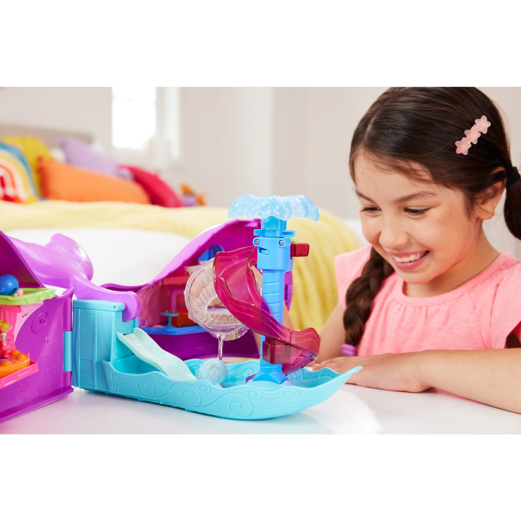Polly Pocket Sparkle Cove Narwhal Adventurer Boat - Image 5