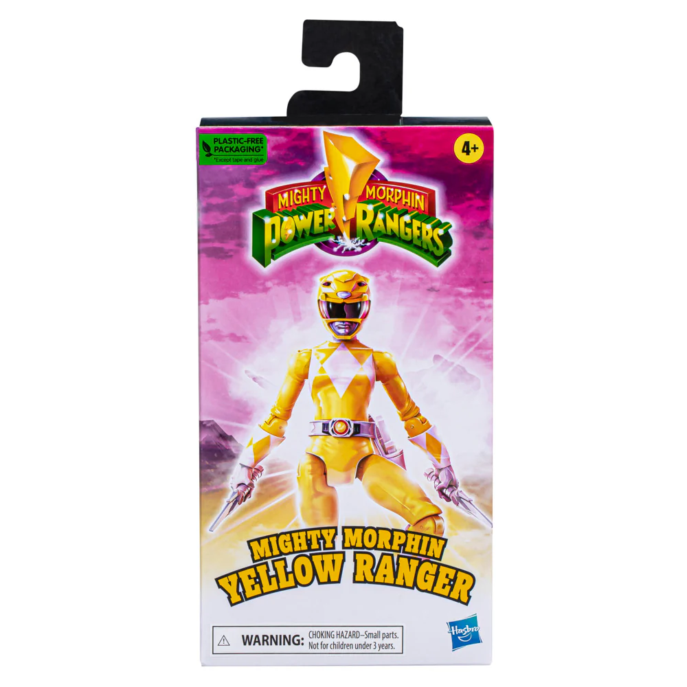 Power Rangers Mighty Morphin Yellow Ranger 6 Inch Figure