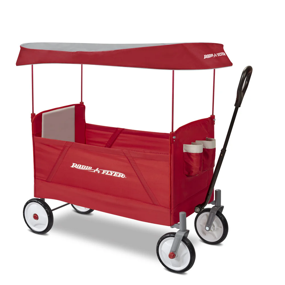 Radio Flyer Ez Fold Wagon With Canopy - Image 3