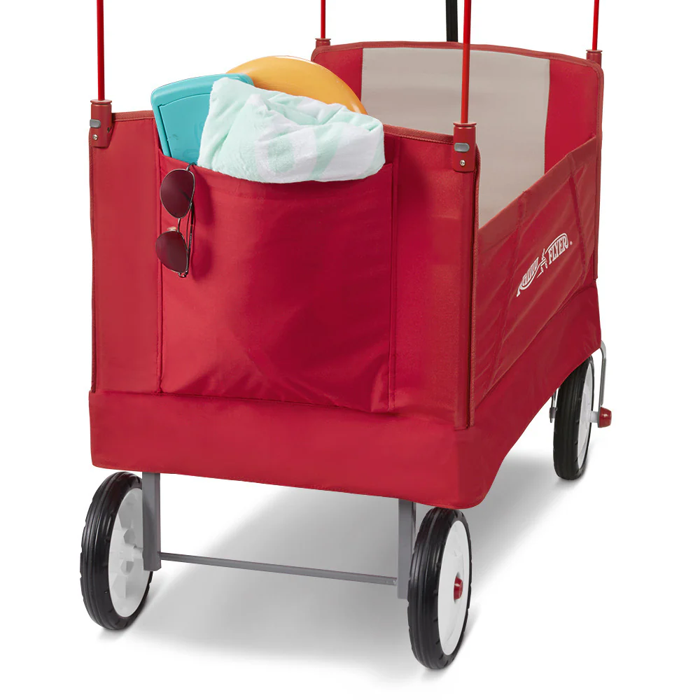 Radio Flyer Ez Fold Wagon With Canopy - Image 6