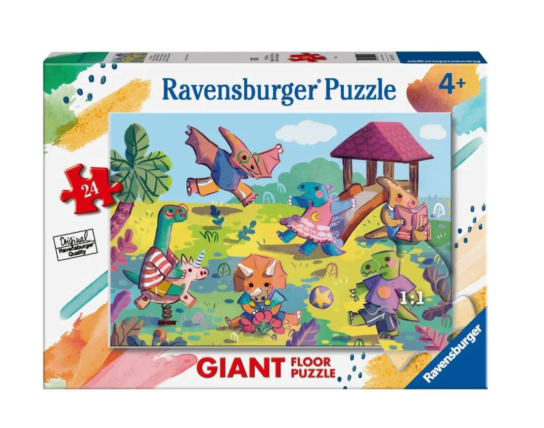 Ravensburger Dinosaurs At Playground Supersize 24 Piece
