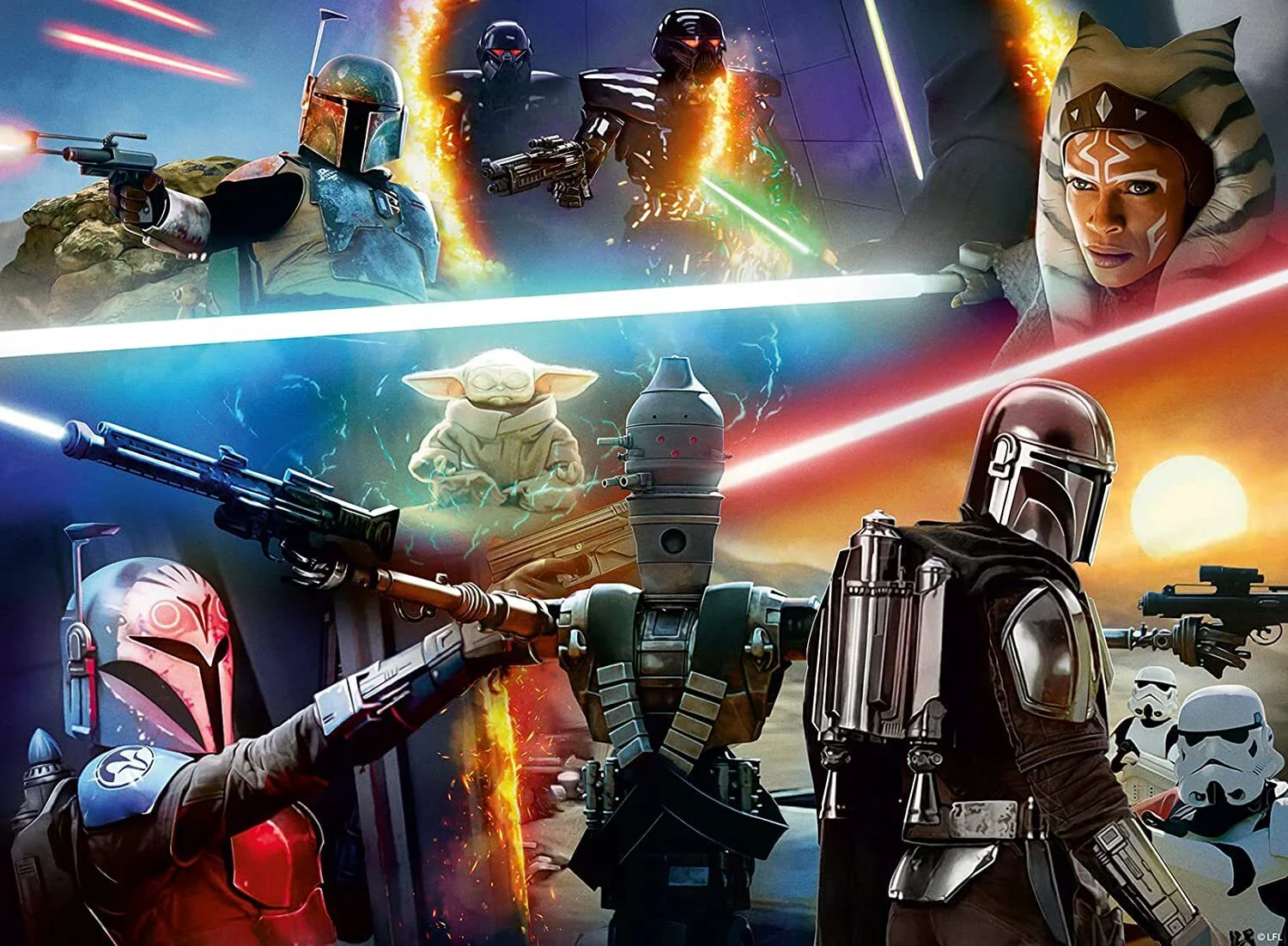 Ravensburger Star Wars: The Mandalorian Crossfire 300 Piece - Image 2