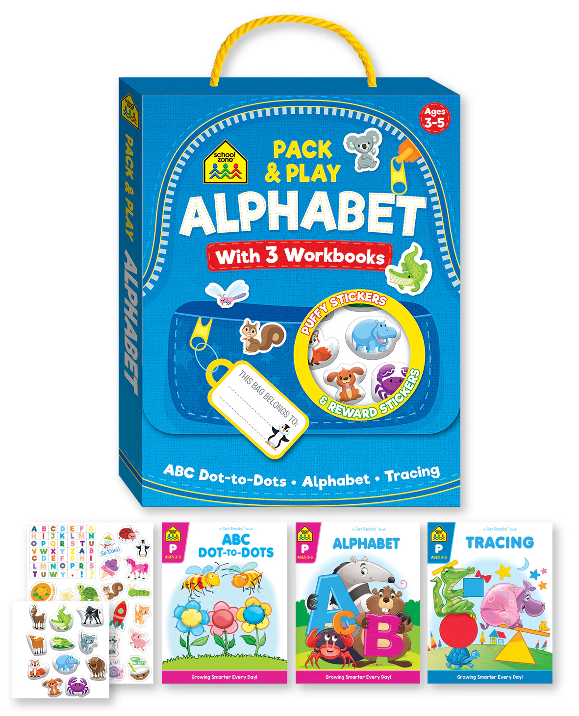 School Zone Play & Pack Satchel Abc
