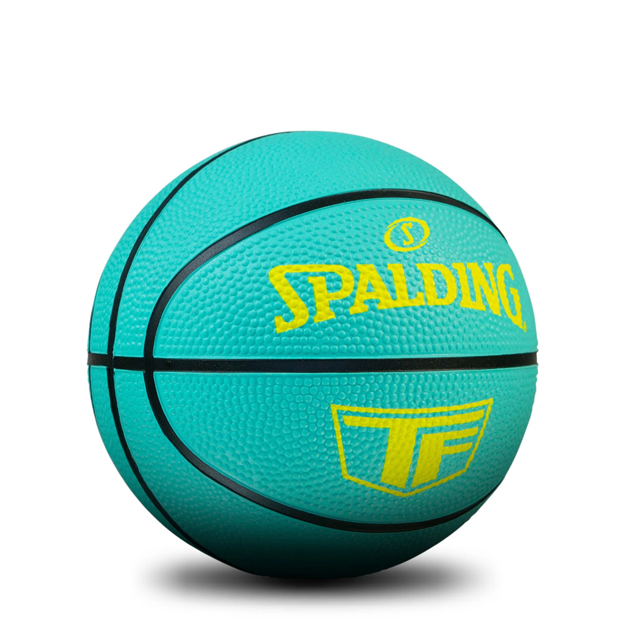 Spalding TF Outdoor Basketball Teal / Yellow Size 1 - Image 2