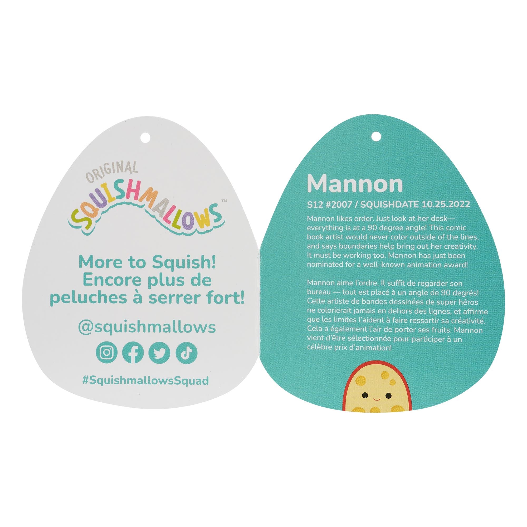 Squishmallows 12 Inch Plush S17 Mannon Gouda Cheese - Image 5