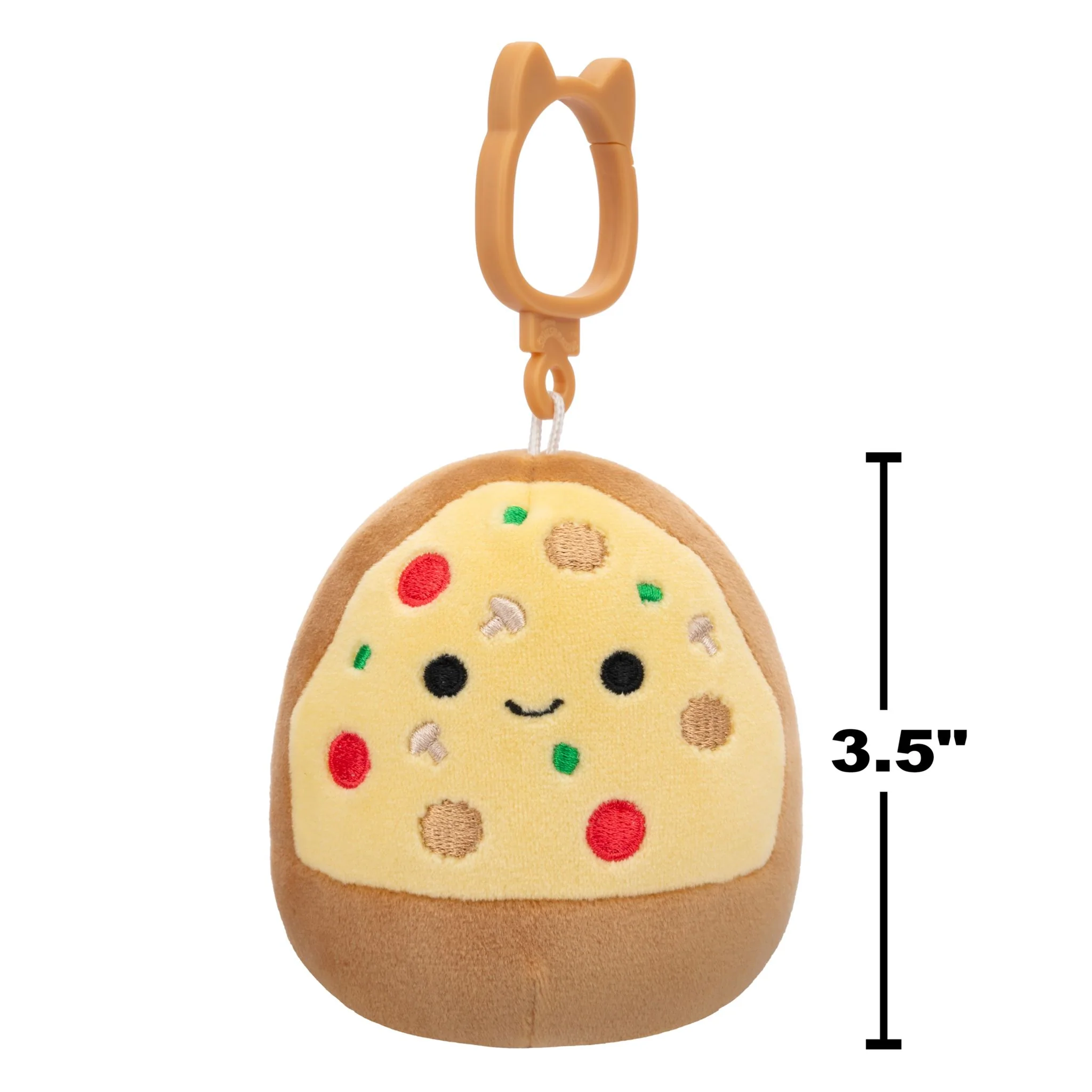Squishmallows 3.5 Inch Plush Clip-On S20 Chea Supreme Pizza Slice - Image 3