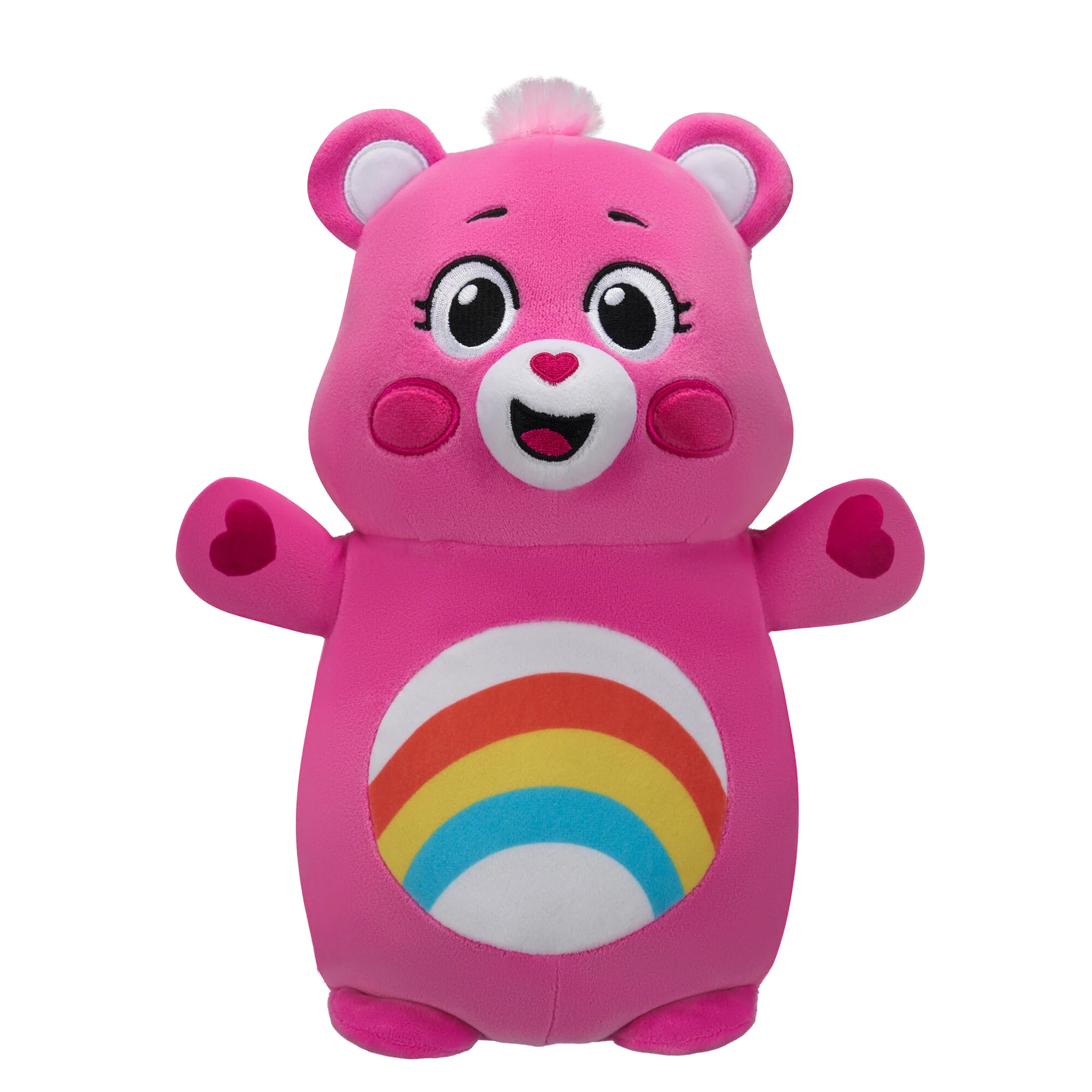 Squishmallows Care Bears 10 Inch HugMees Plush - Cheer Bear
