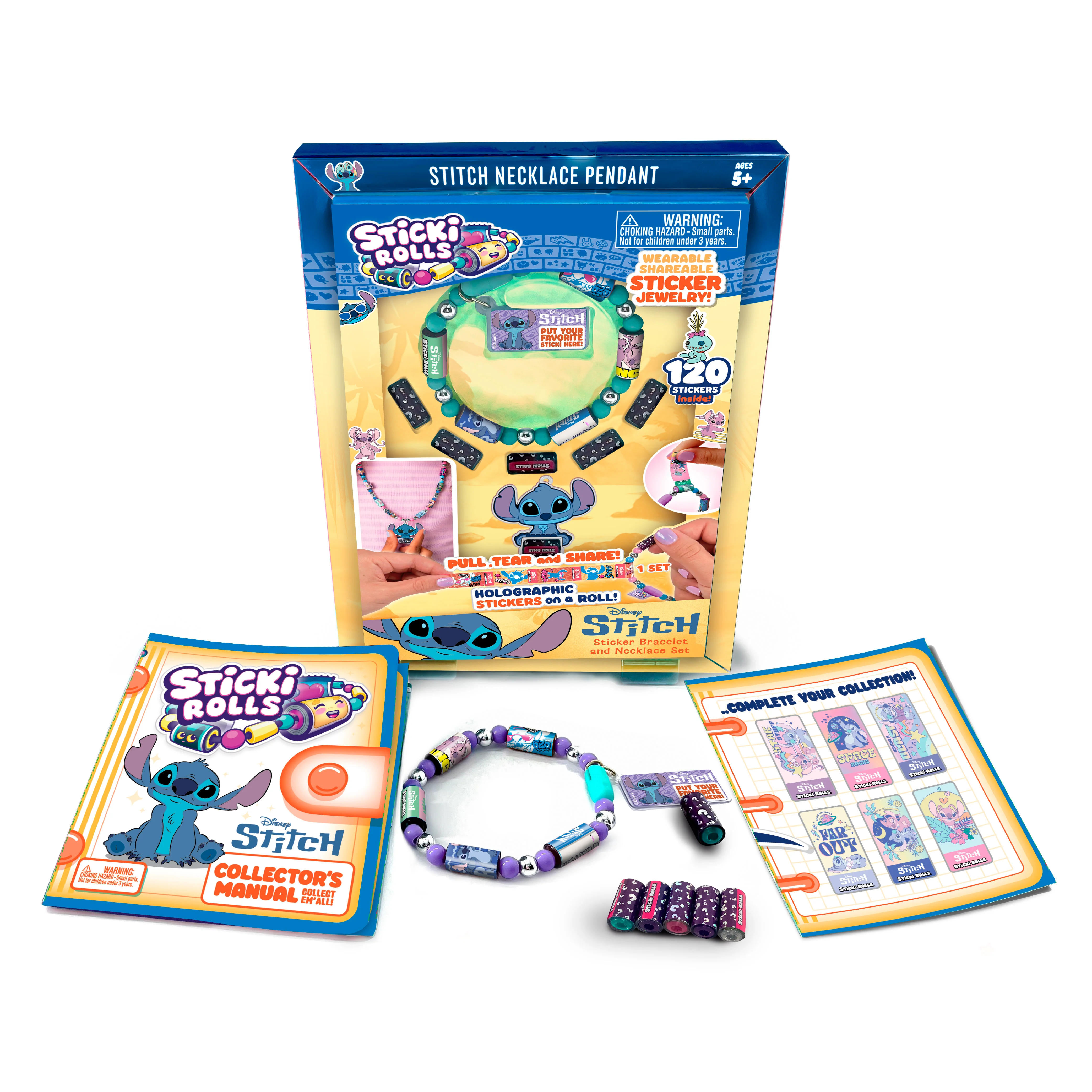 Sticki Rolls Stitch Pendant Set