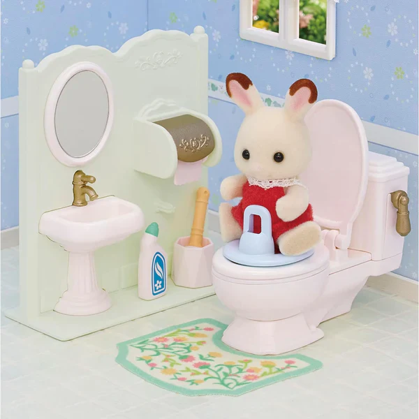 Sylvanian Families Toilet Set - Image 6
