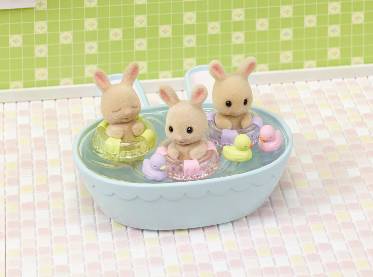 Sylvanian Families Triplets Baby Bathtime Set - Image 5