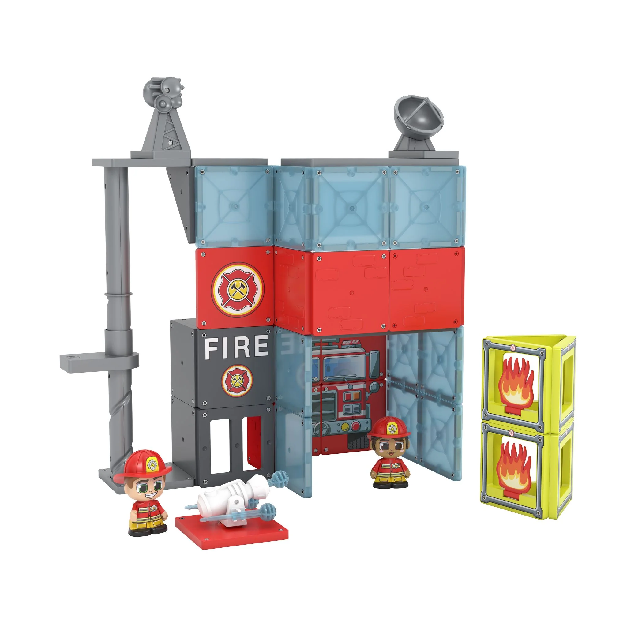 Tile Town Fire Station 46 Piece Tile Set - Image 3