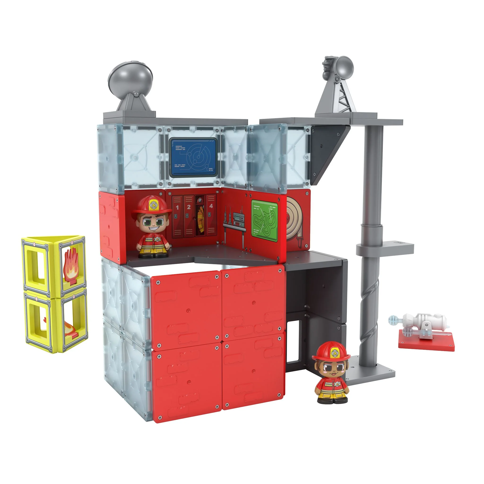 Tile Town Fire Station 46 Piece Tile Set - Image 4