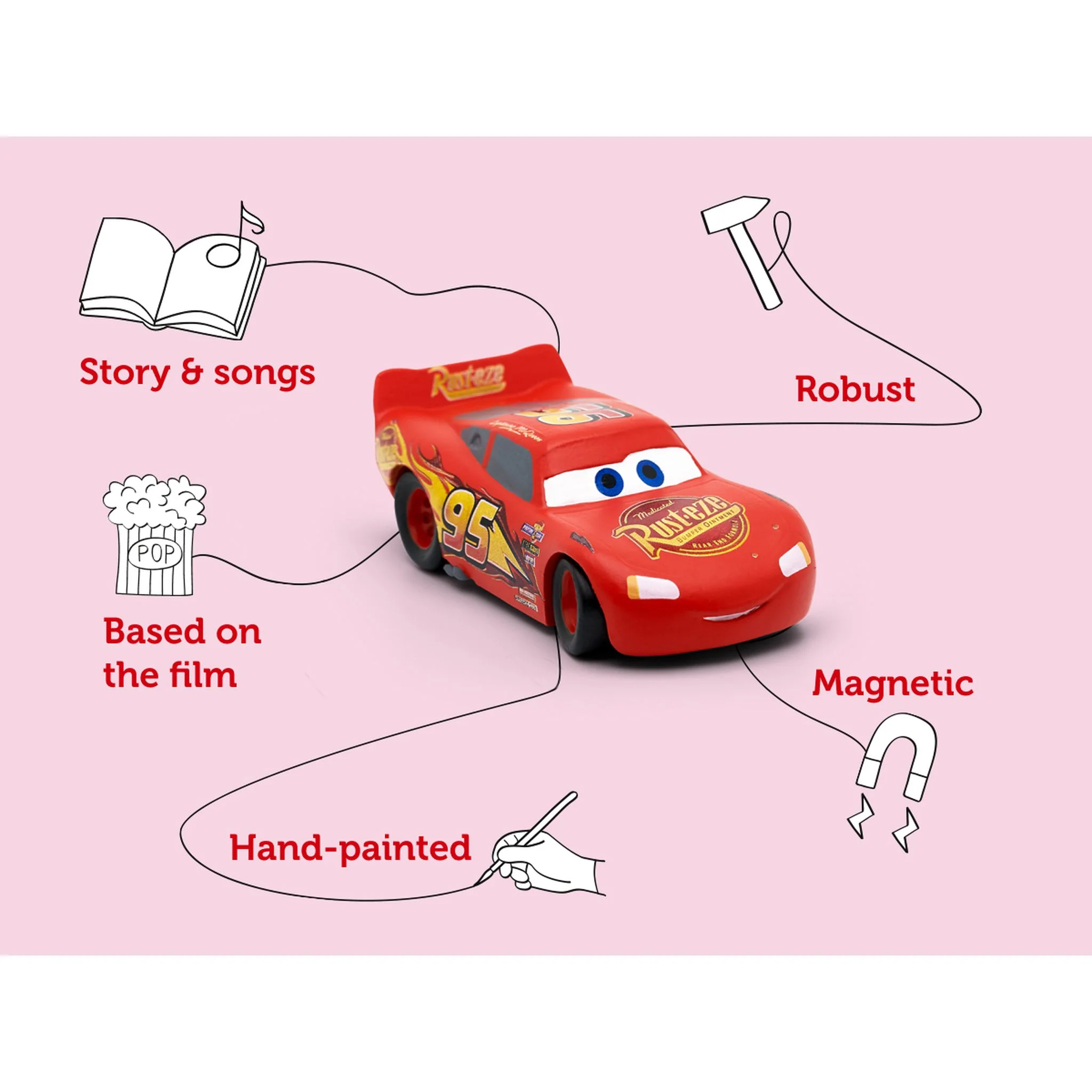 Tonies Audio Character - Disney Pixar Cars Lightning McQueen - Image 3