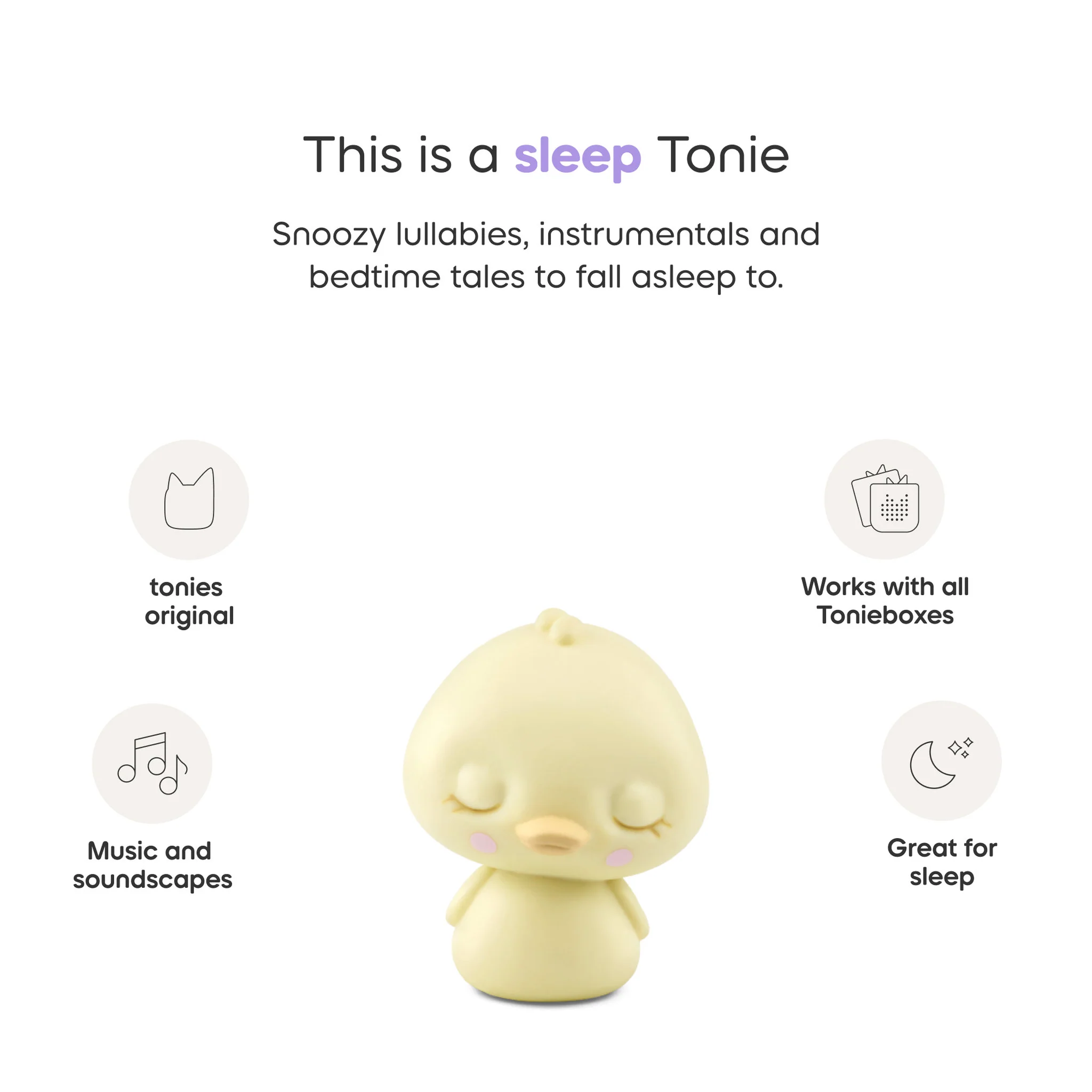Tonies Audio Character Sleepy Friends - Duck Nature Soundcapes - Image 2