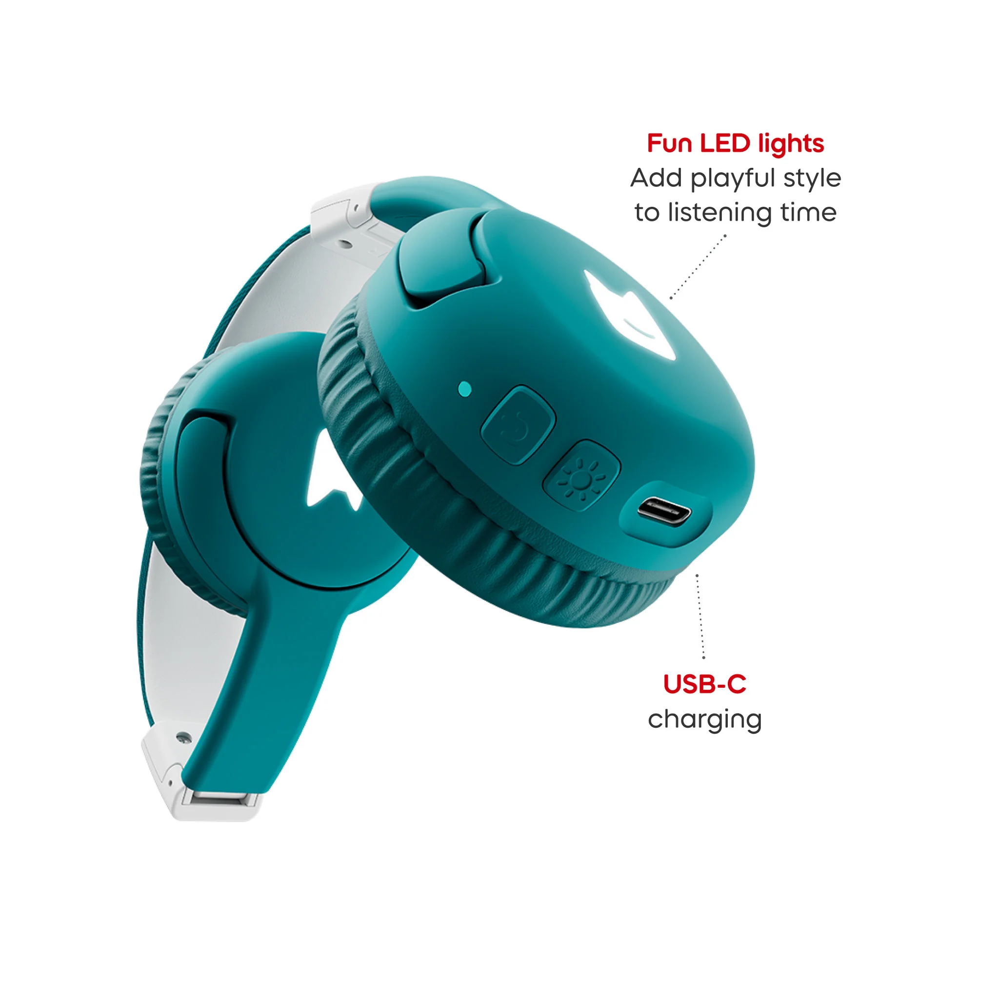 Tonies Foldable Headphones - Tropical Teal - Image 6