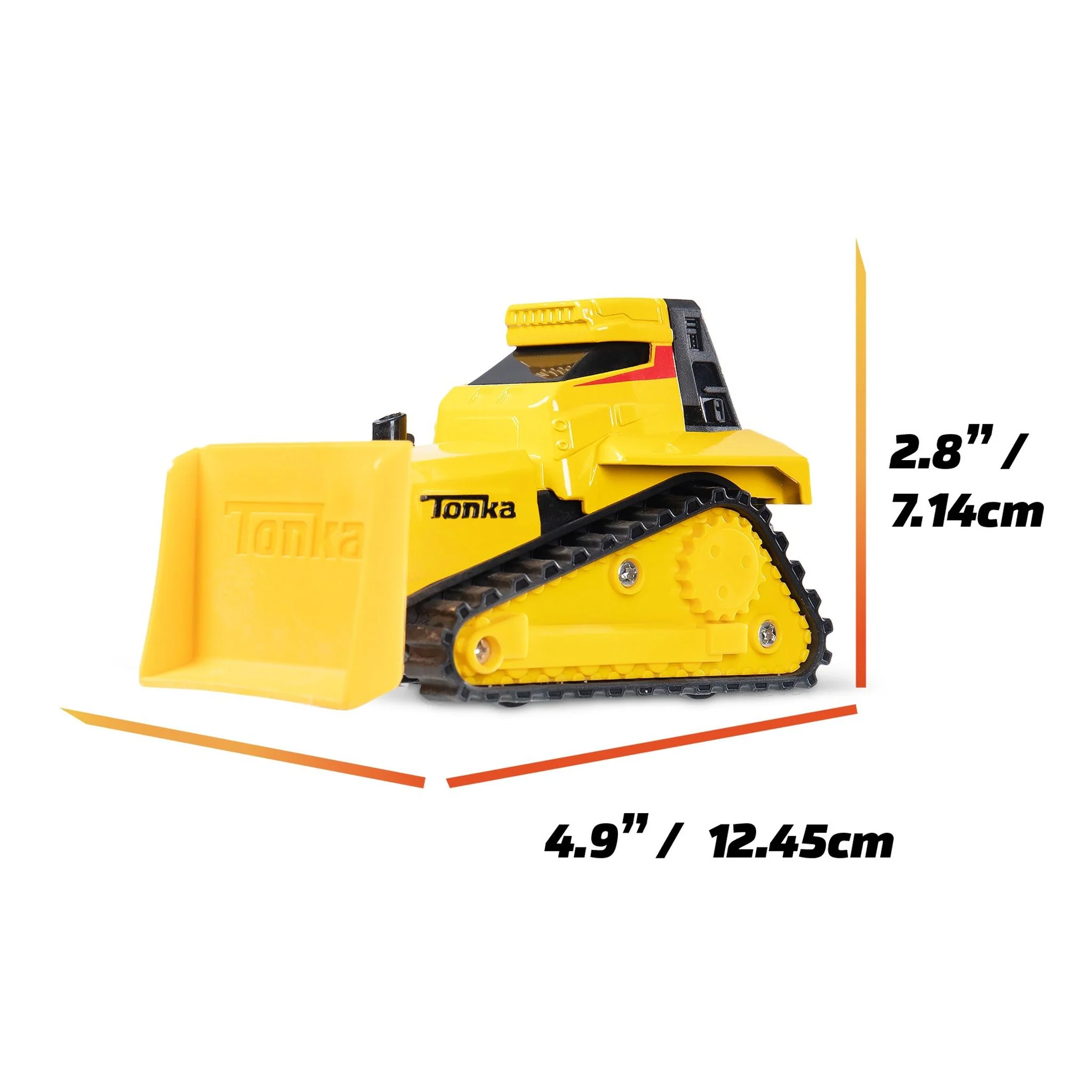 Tonka Steel Classics Titans Series Bulldozer - Image 5