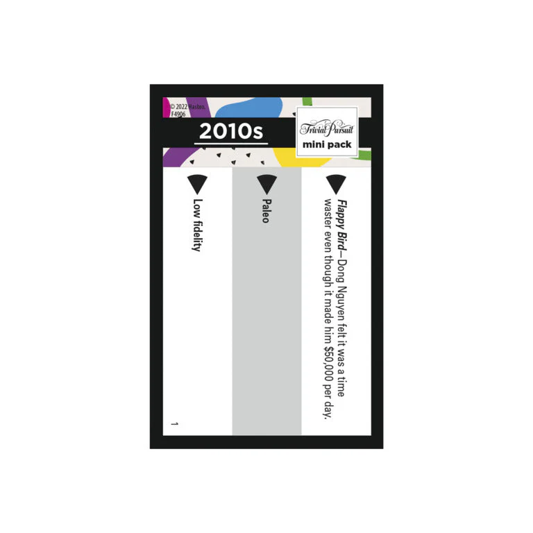 Trivial Pursuit Mini Pack 2010s - Image 3