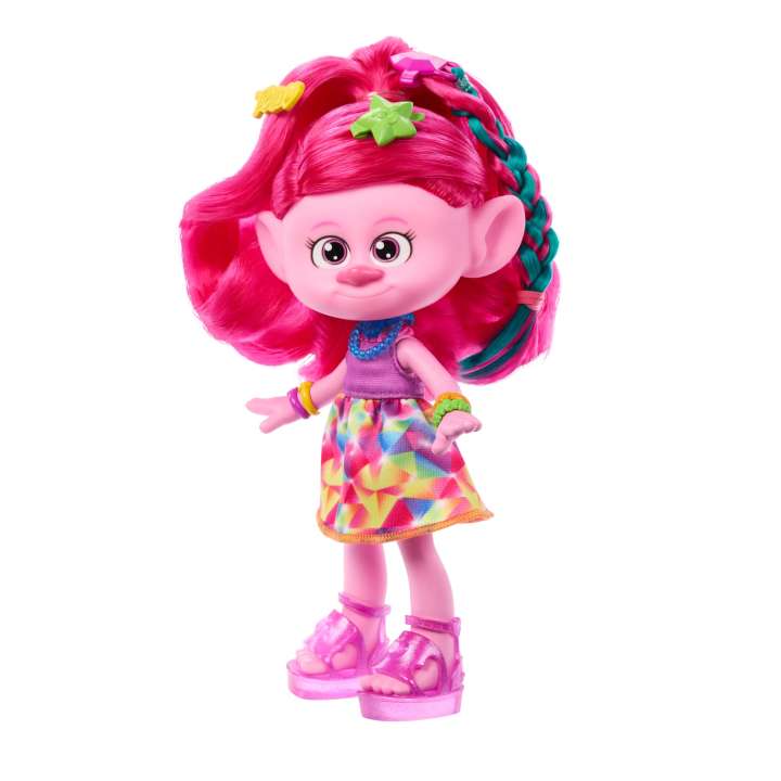 Trolls 3 Band Together Hair-Tastic Queen Poppy Doll - Image 3