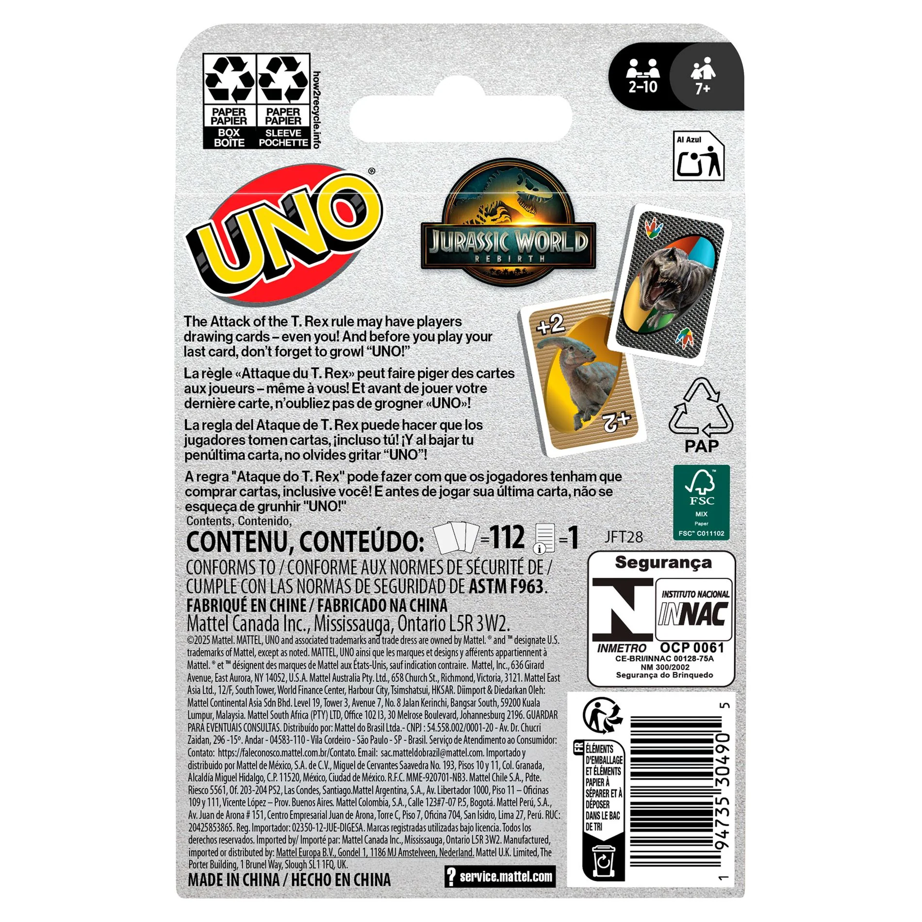 UNO Jurassic World Rebirth - Image 6