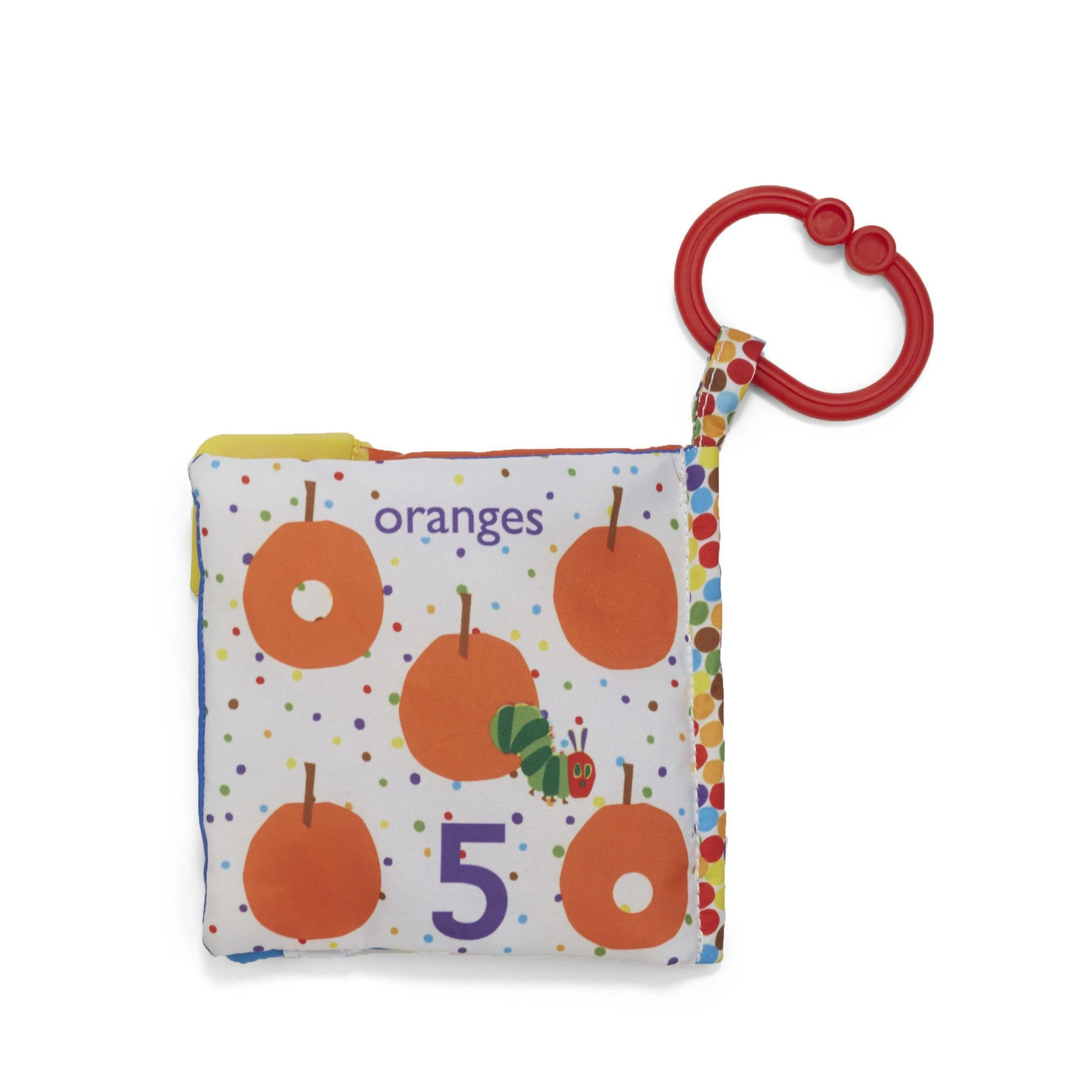 Very Hungry Caterpillar Let's Count Soft Teether Book With Clip - Image 8