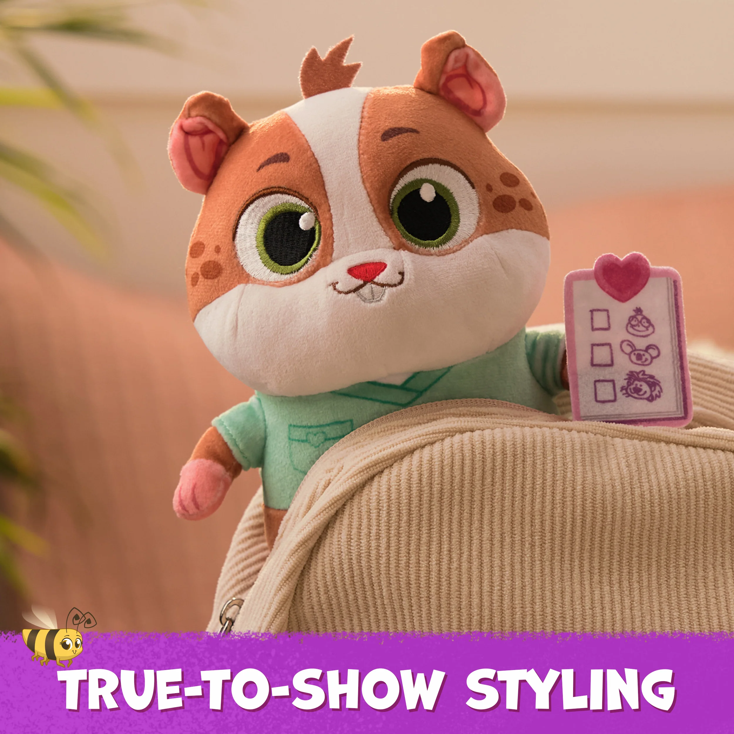 Vida The Vet 8 Inch Plush - Popcorn - Image 3